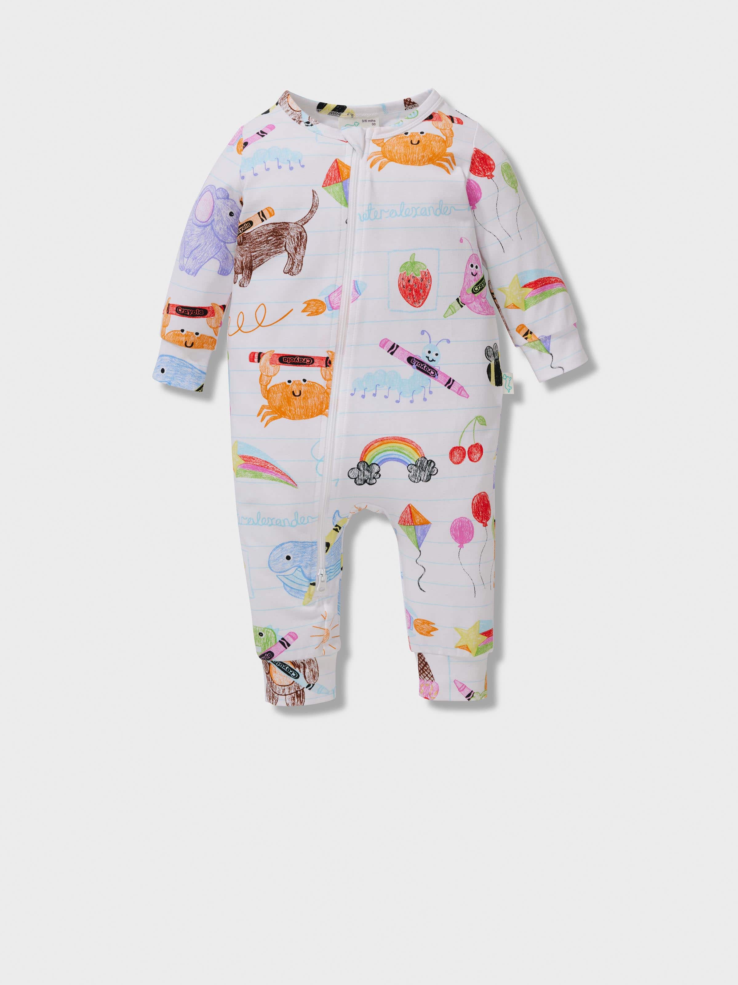 Baby Organics Crayola Onesie