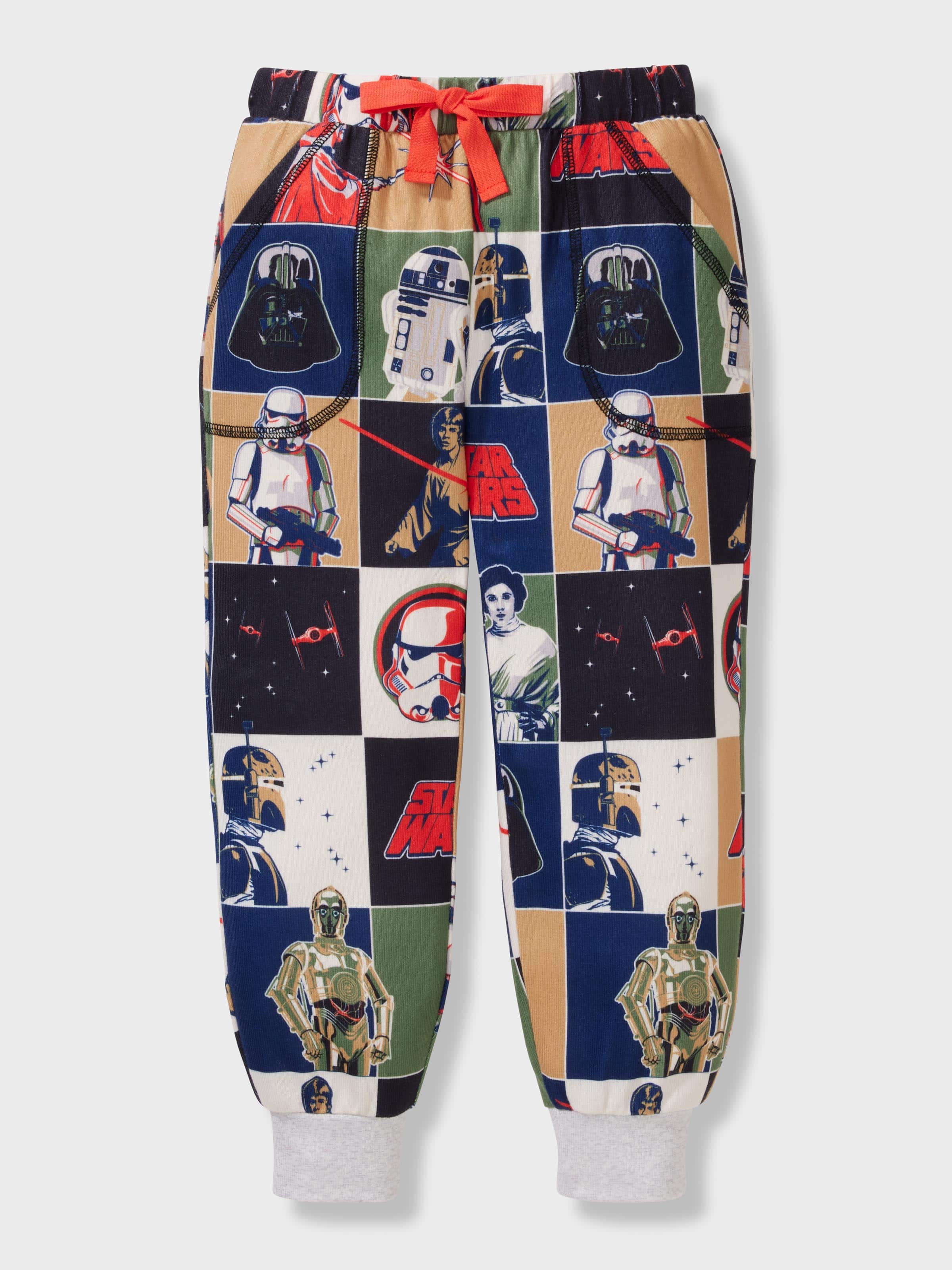 Boys Disney Star Wars Plush Long Pj Set