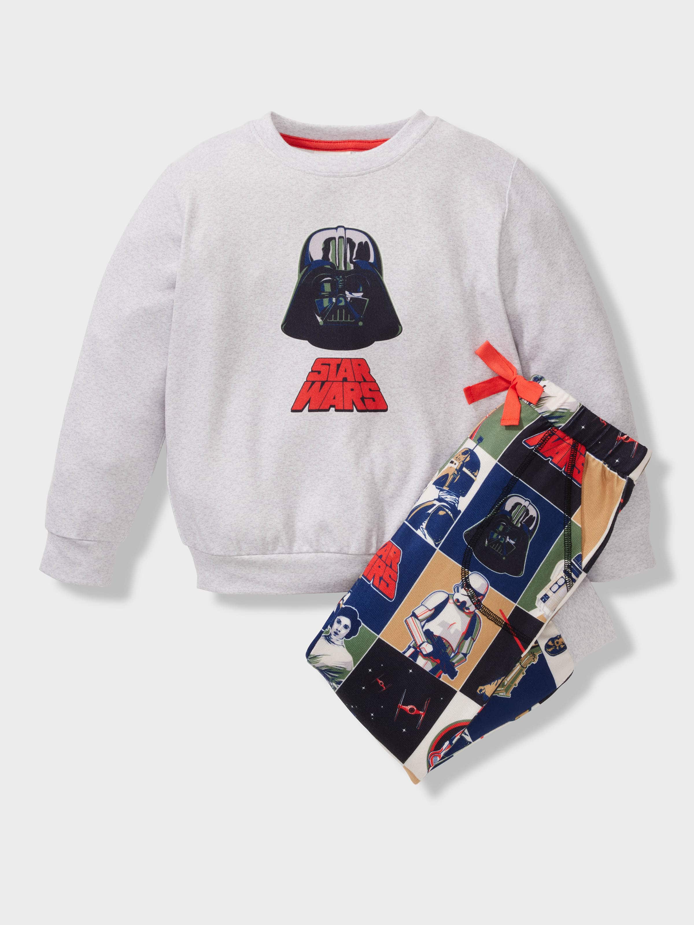 Boys Disney Star Wars Plush Long Pj Set
