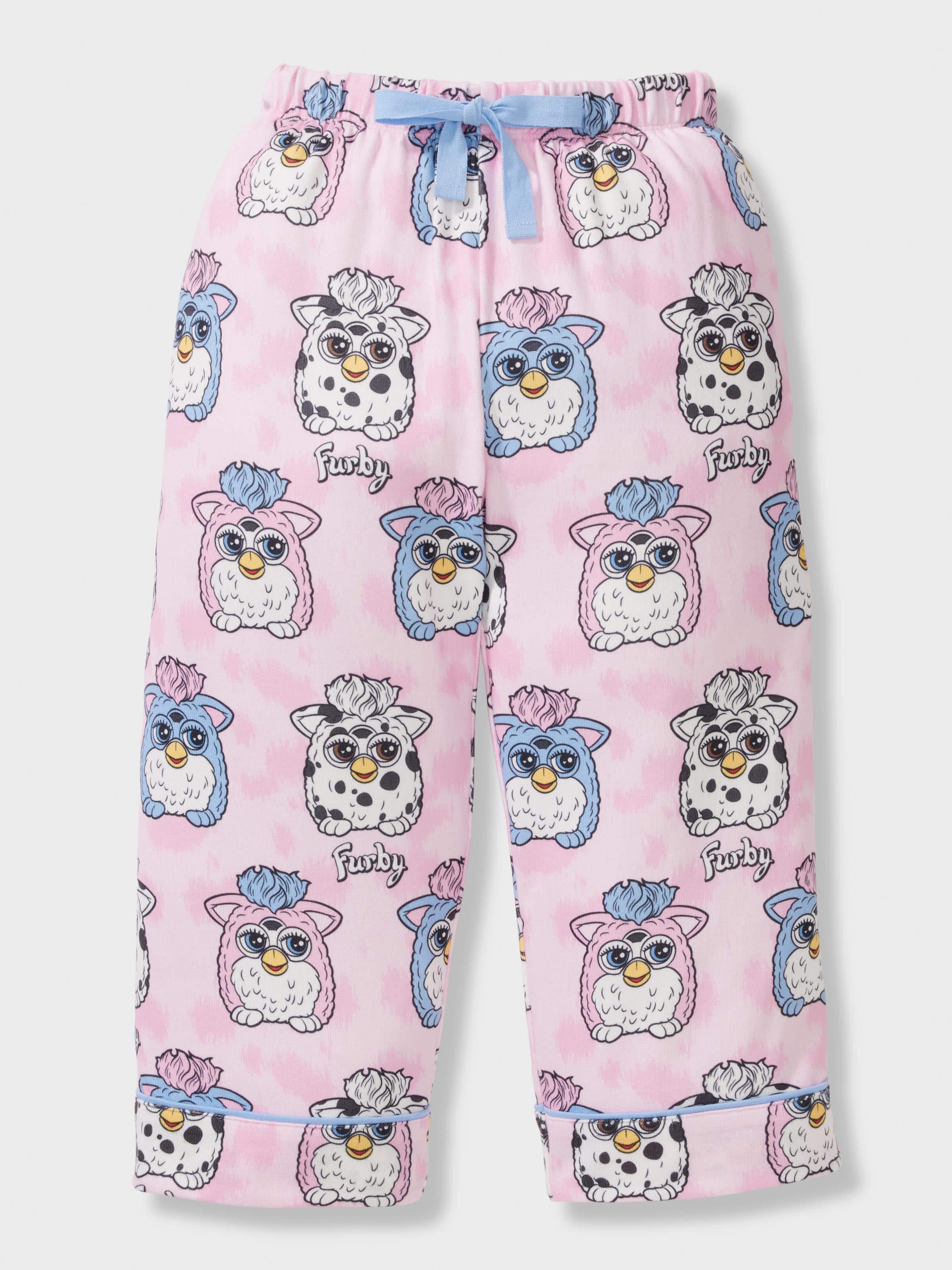Jnr Girls Furby Plush Long Classic Pj Set