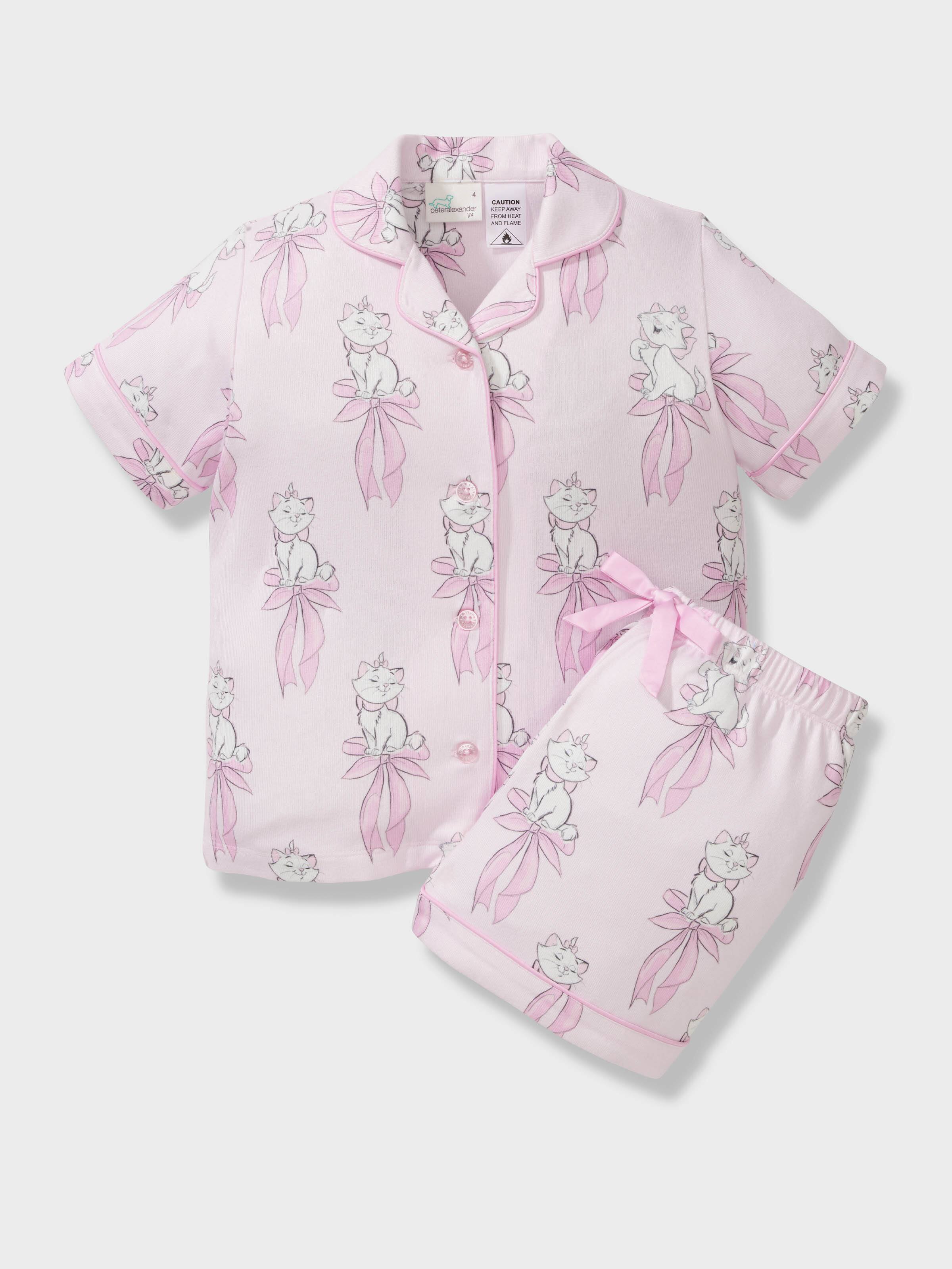 Girls Disney Aristocats Plush Short Classic Pj Set
