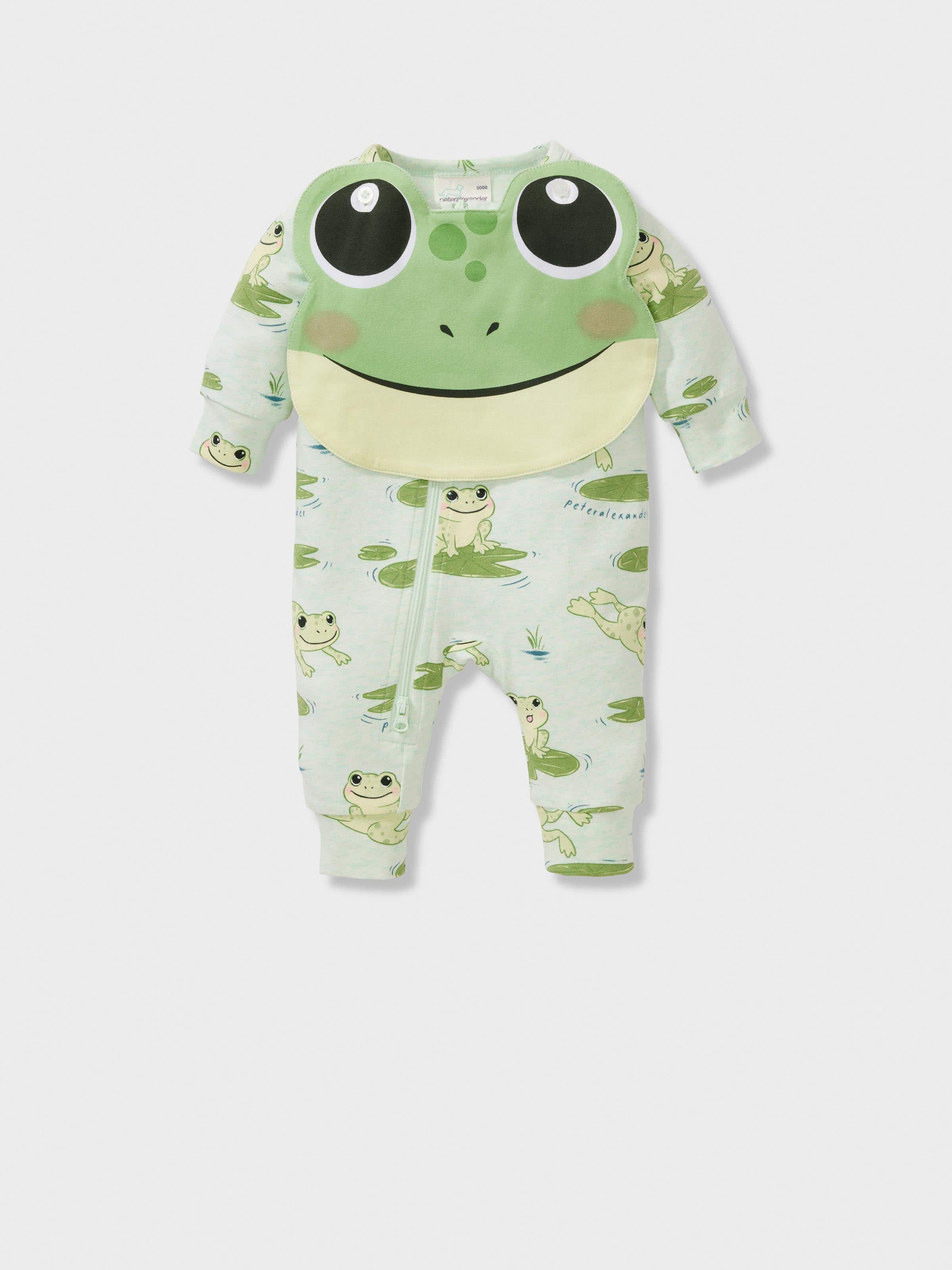 Baby Organics Frog Bibbed Onesie