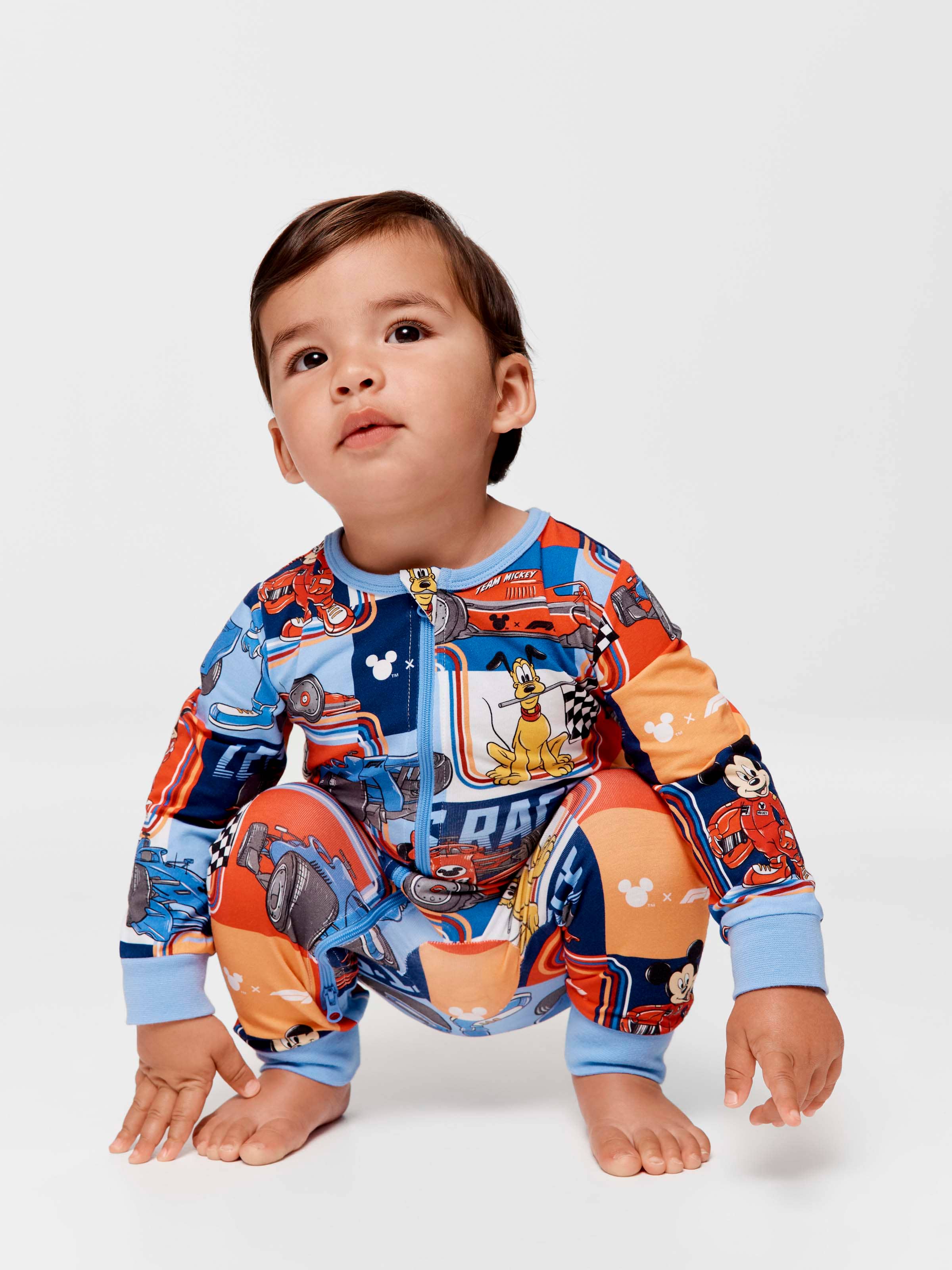 Baby F1 X Mickey Onesie