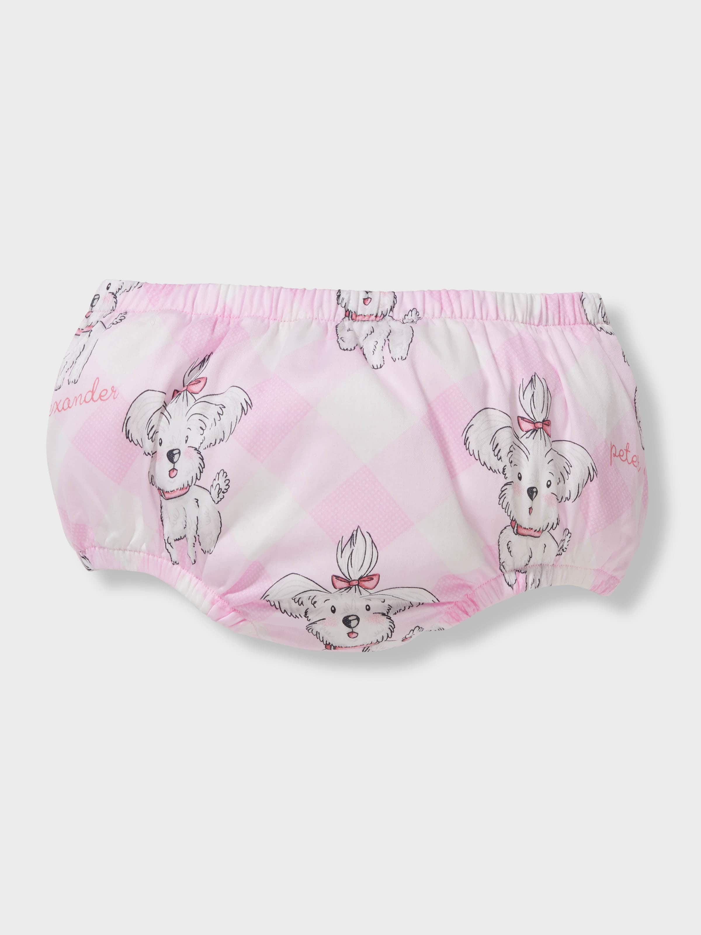 Baby Girl 100% Cotton Puppy Short Pj Set