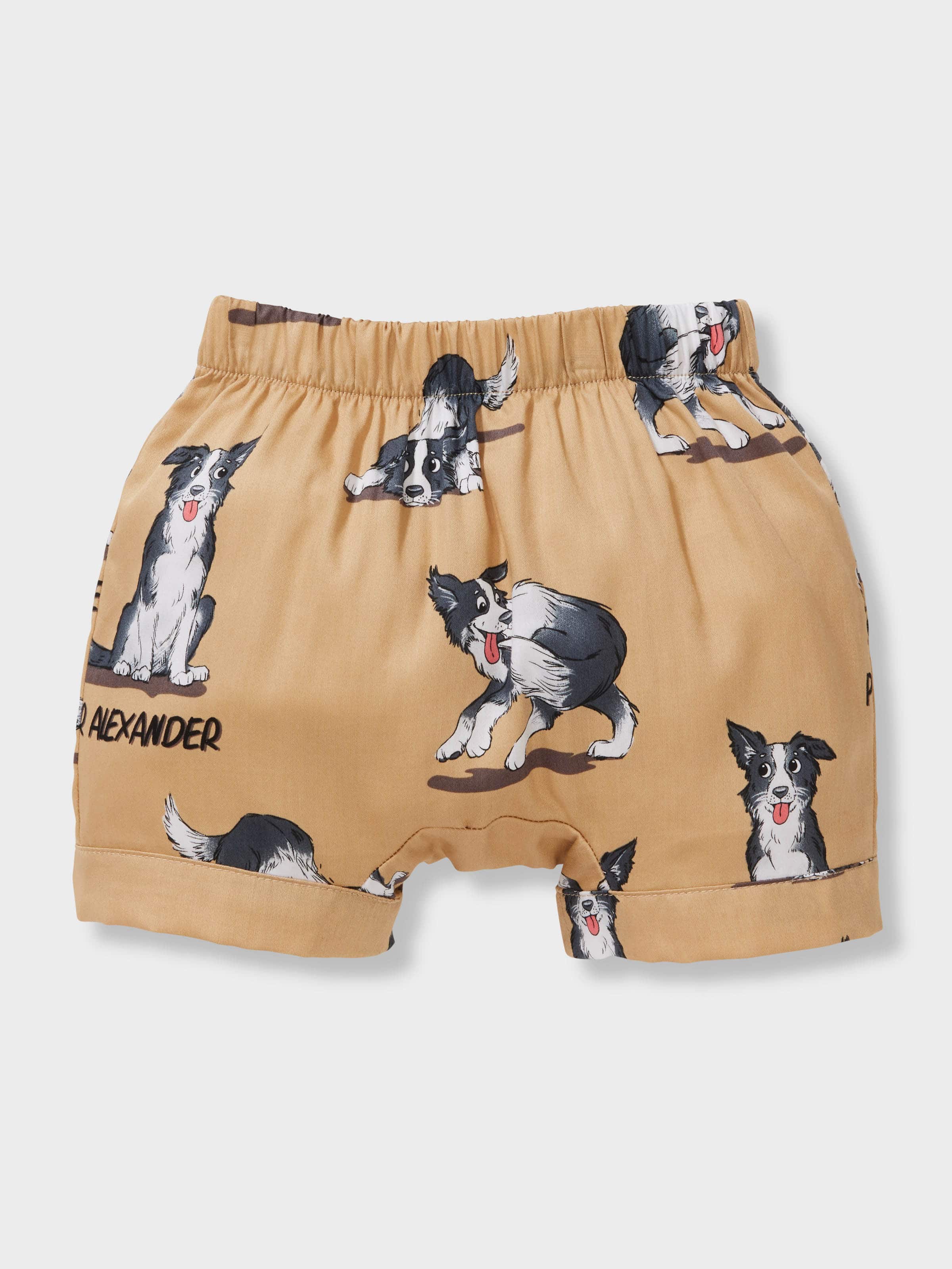 Baby 100% Cotton Border Collie Short Pj Set