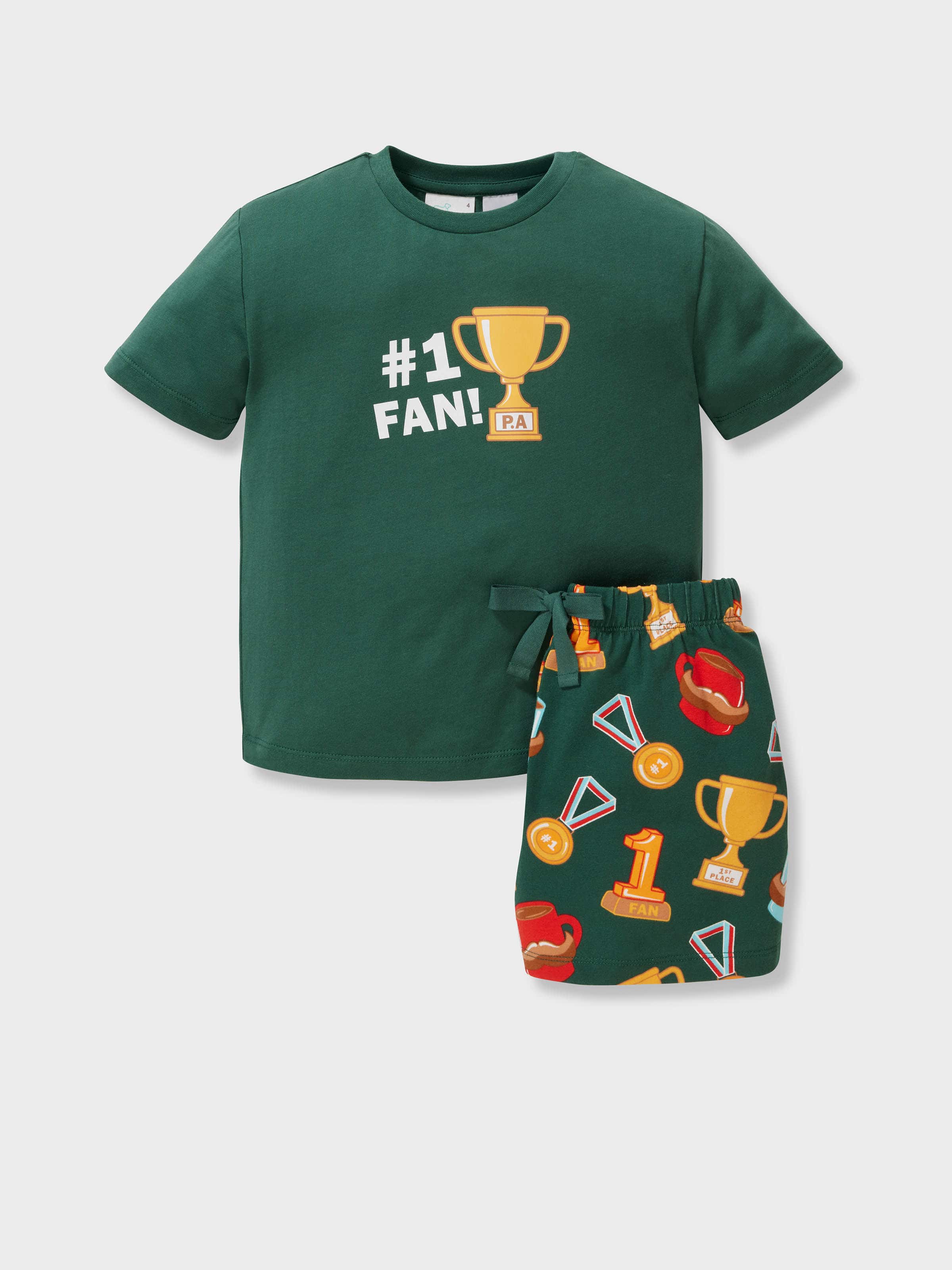 Jnr Boys #1 Fan Short Pj Set