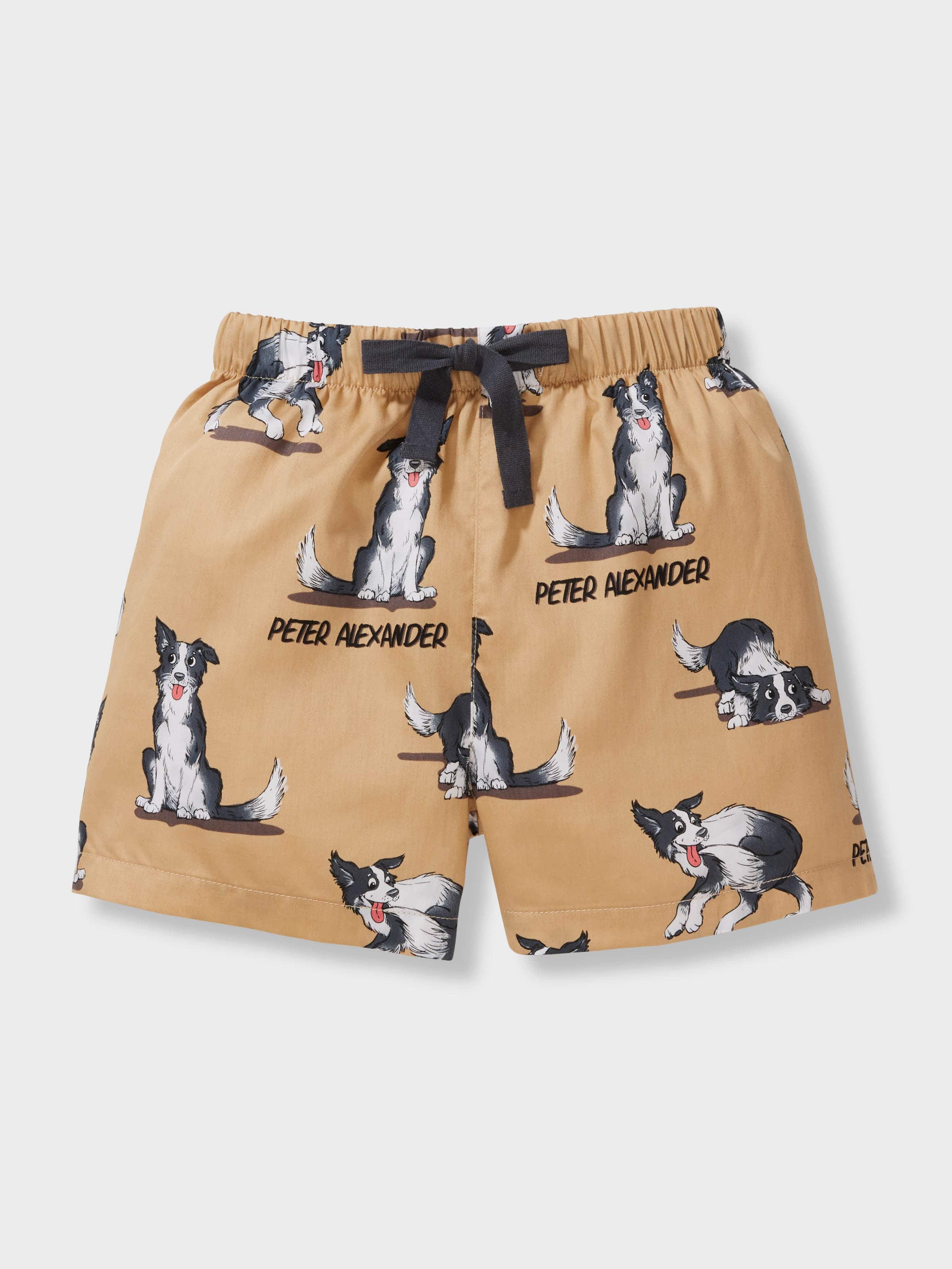 Jnr Boys 100% Cotton Border Collie Short Pj Set