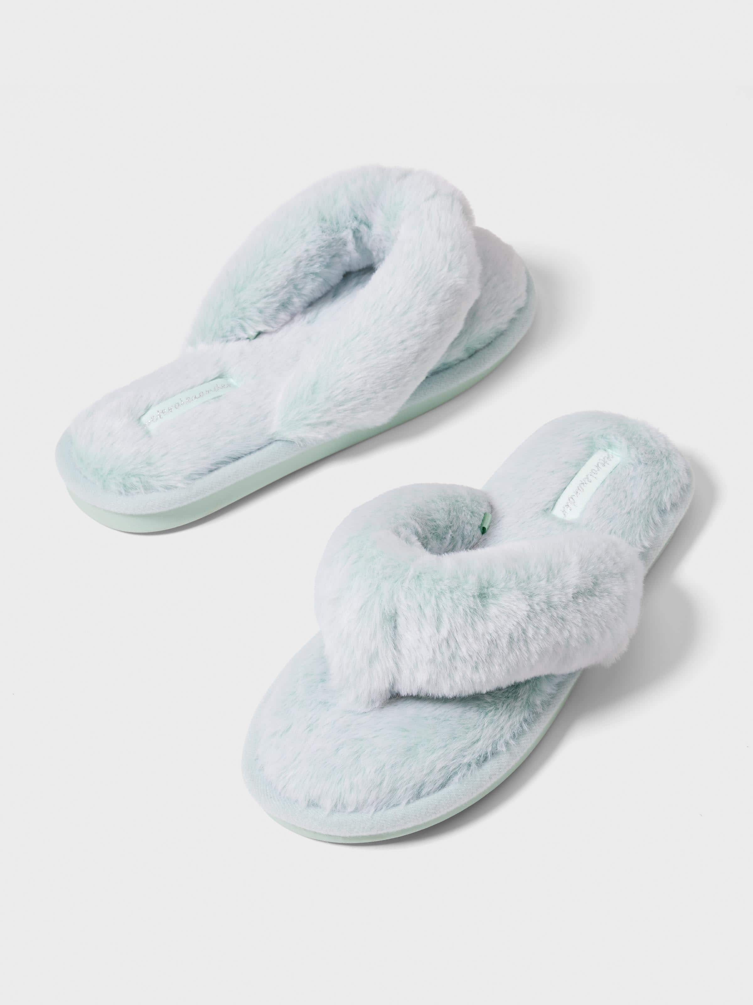 Mint Fluffy Thong