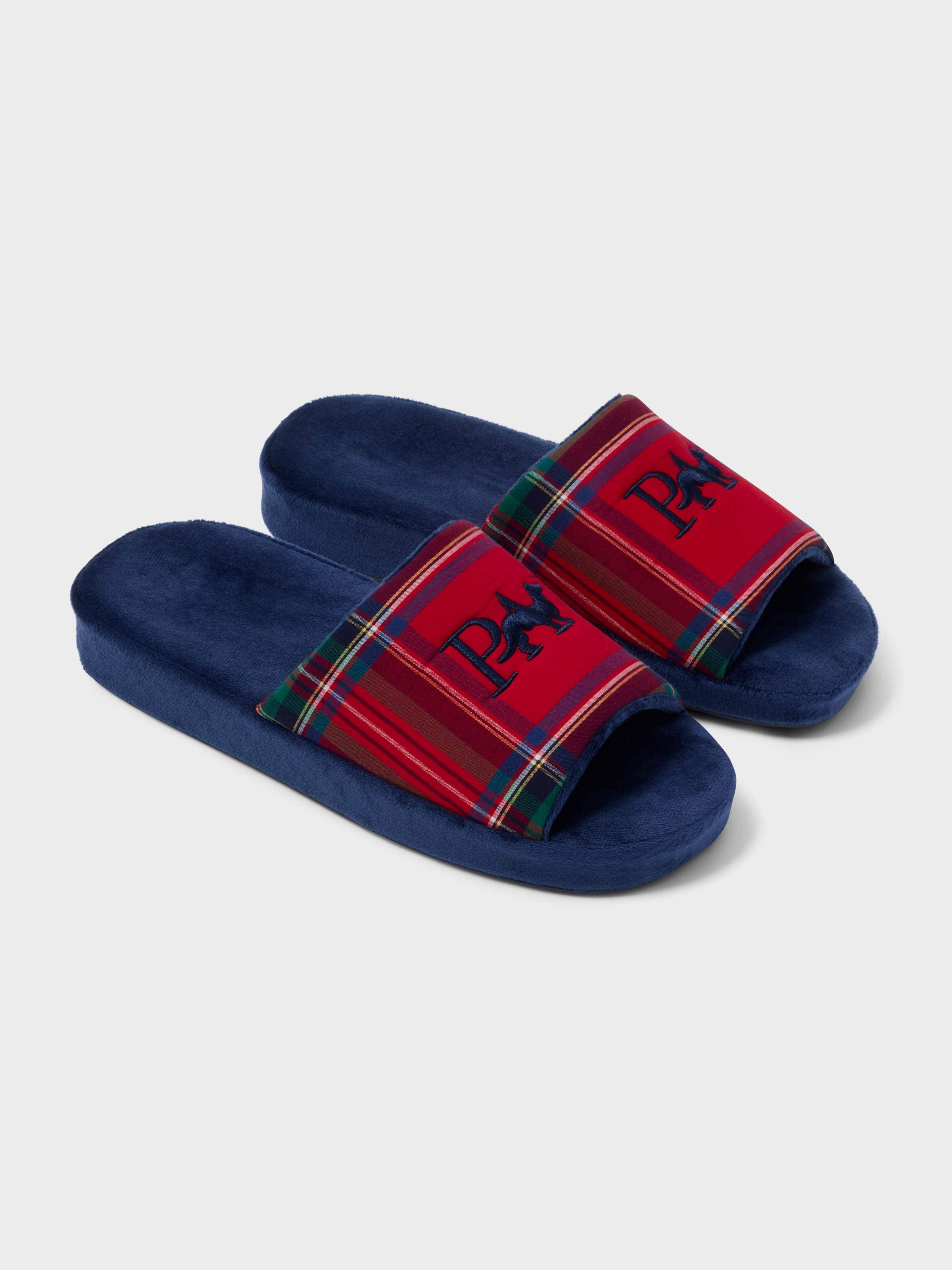 Men's Tartan Slides