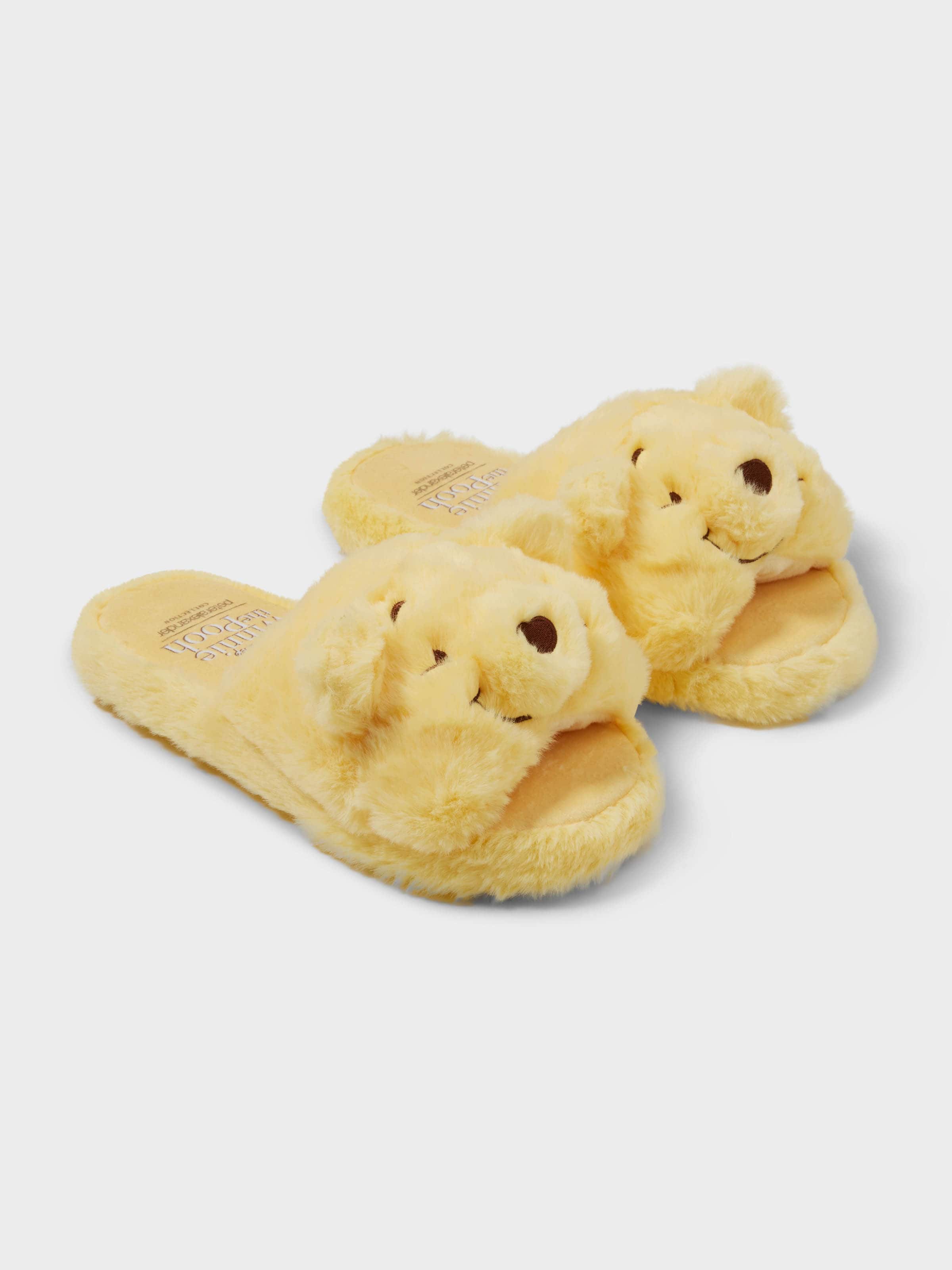 Kids Winnie The Pooh Plush Slippers