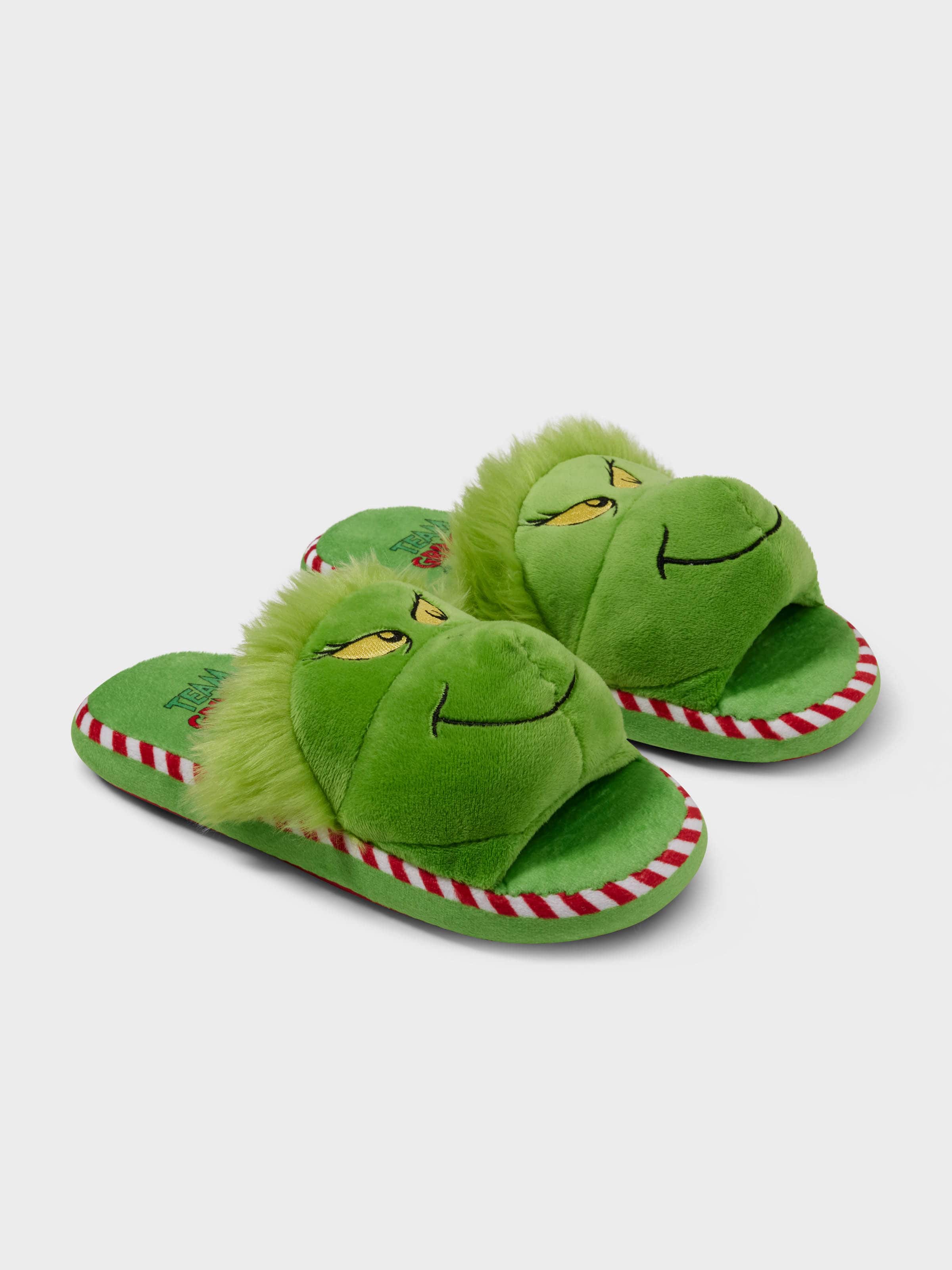 Kids The Grinch Plush Slippers