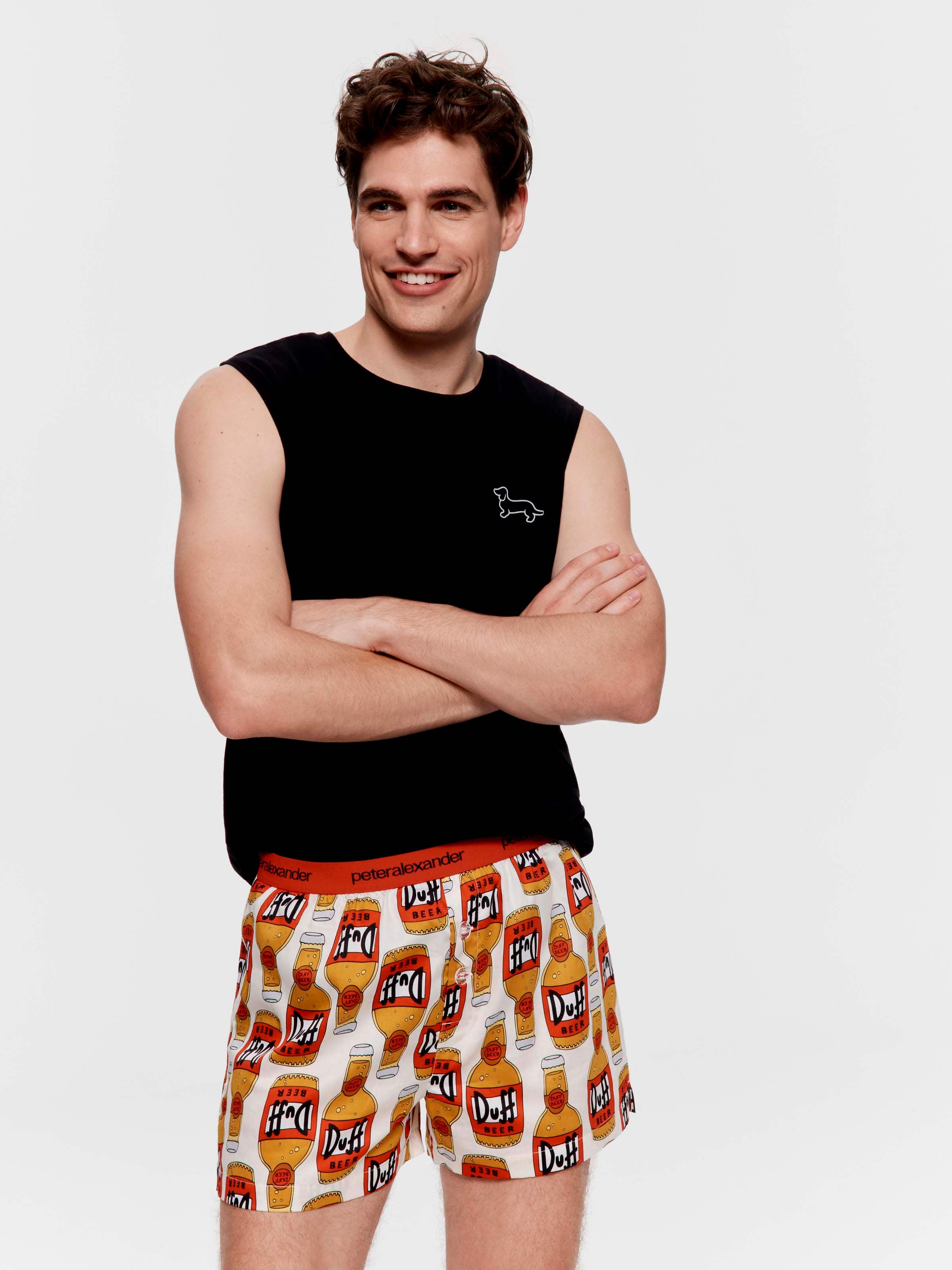 The Simpsons Duff Beer 100% Cotton Boxer Short