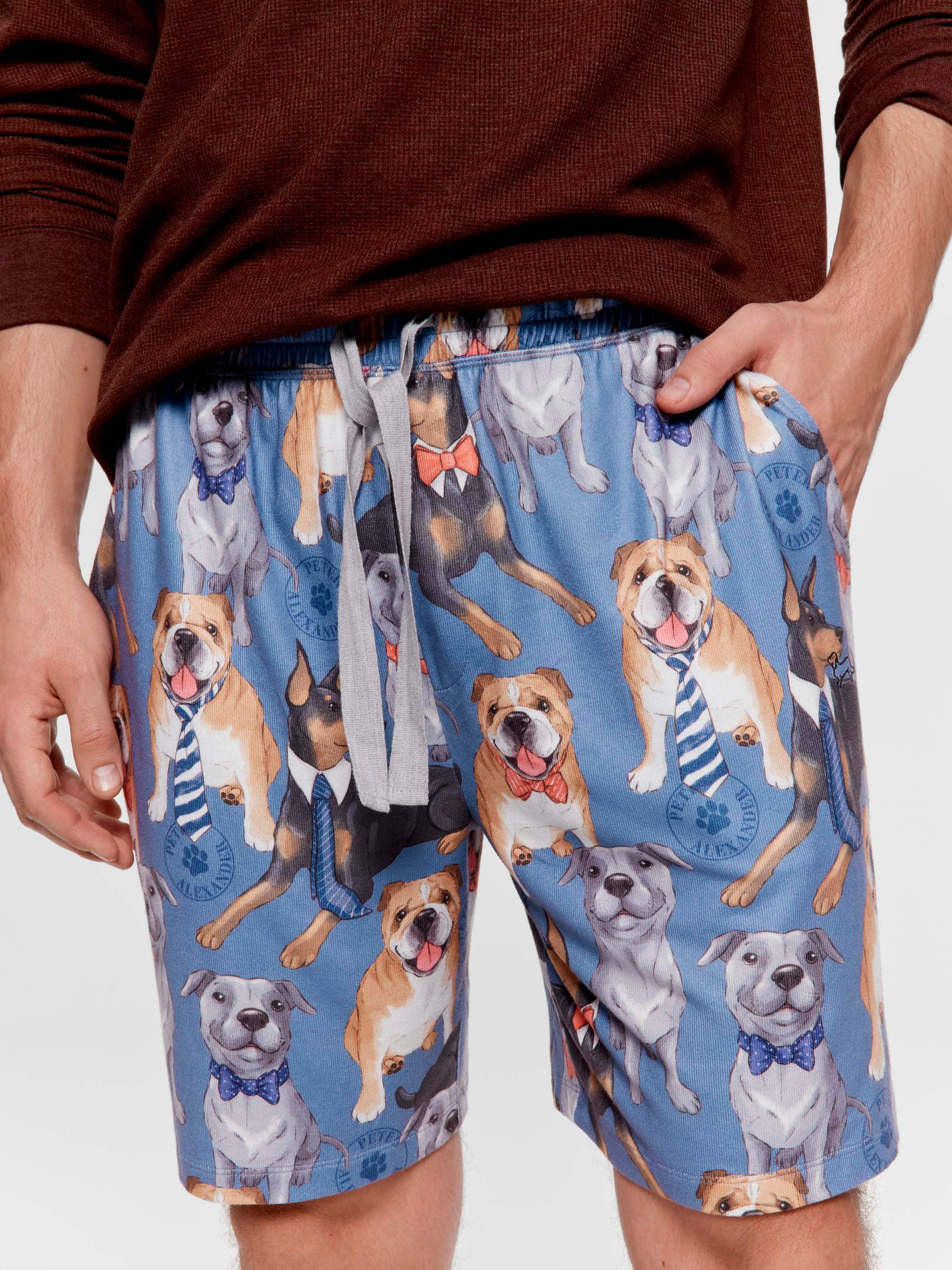 Multi Dogs Plush Mid Short