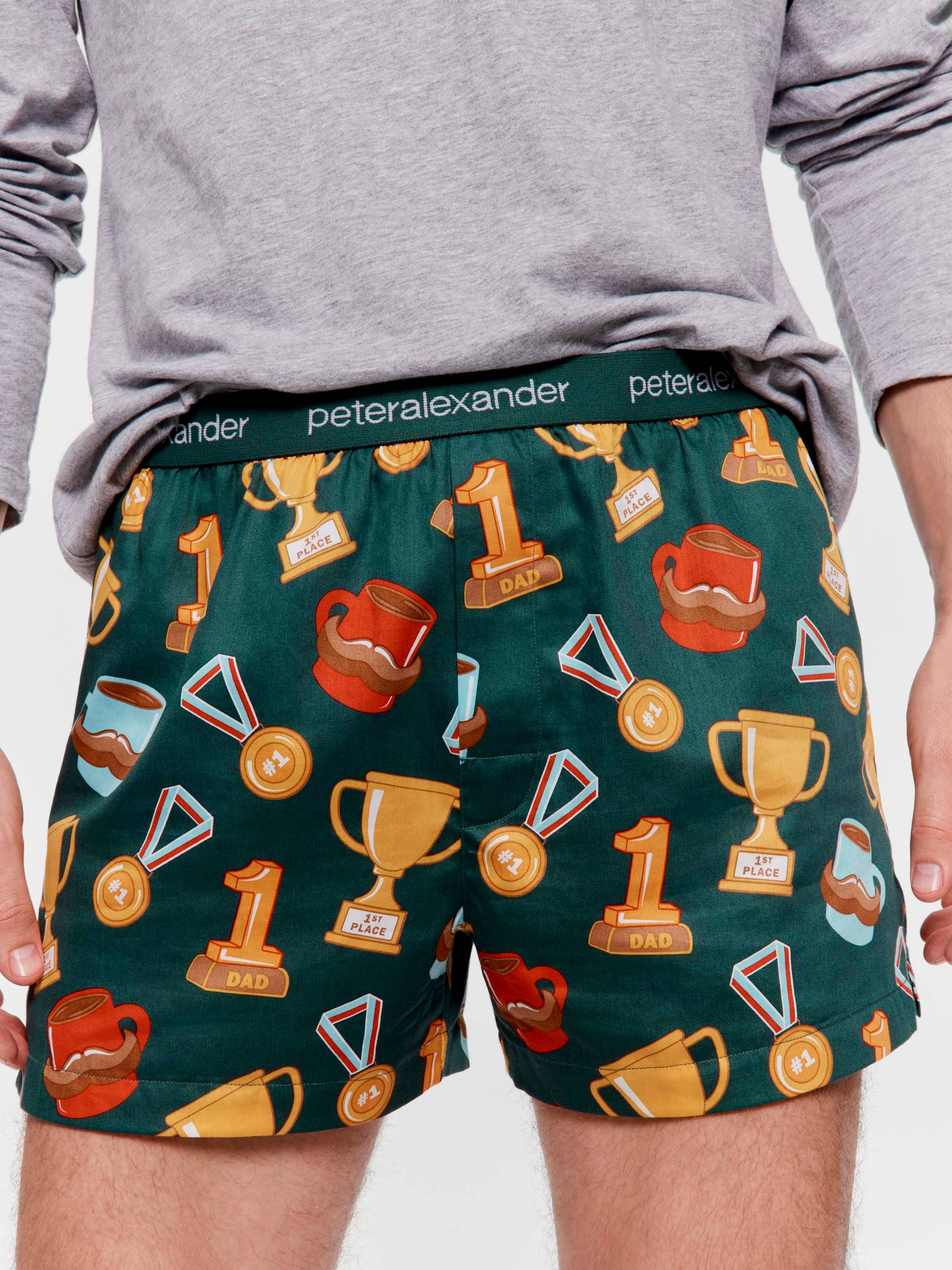 Number 1 Dad 100% Cotton Boxer Short