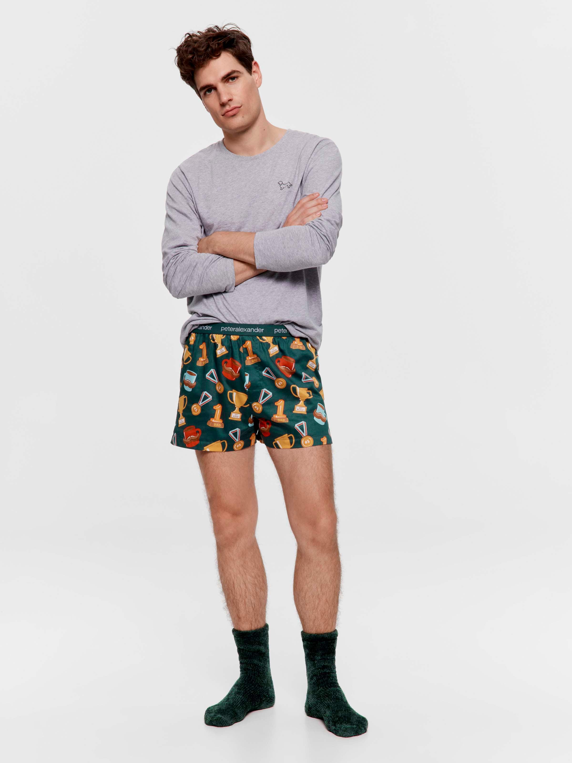 Number 1 Dad 100% Cotton Boxer Short