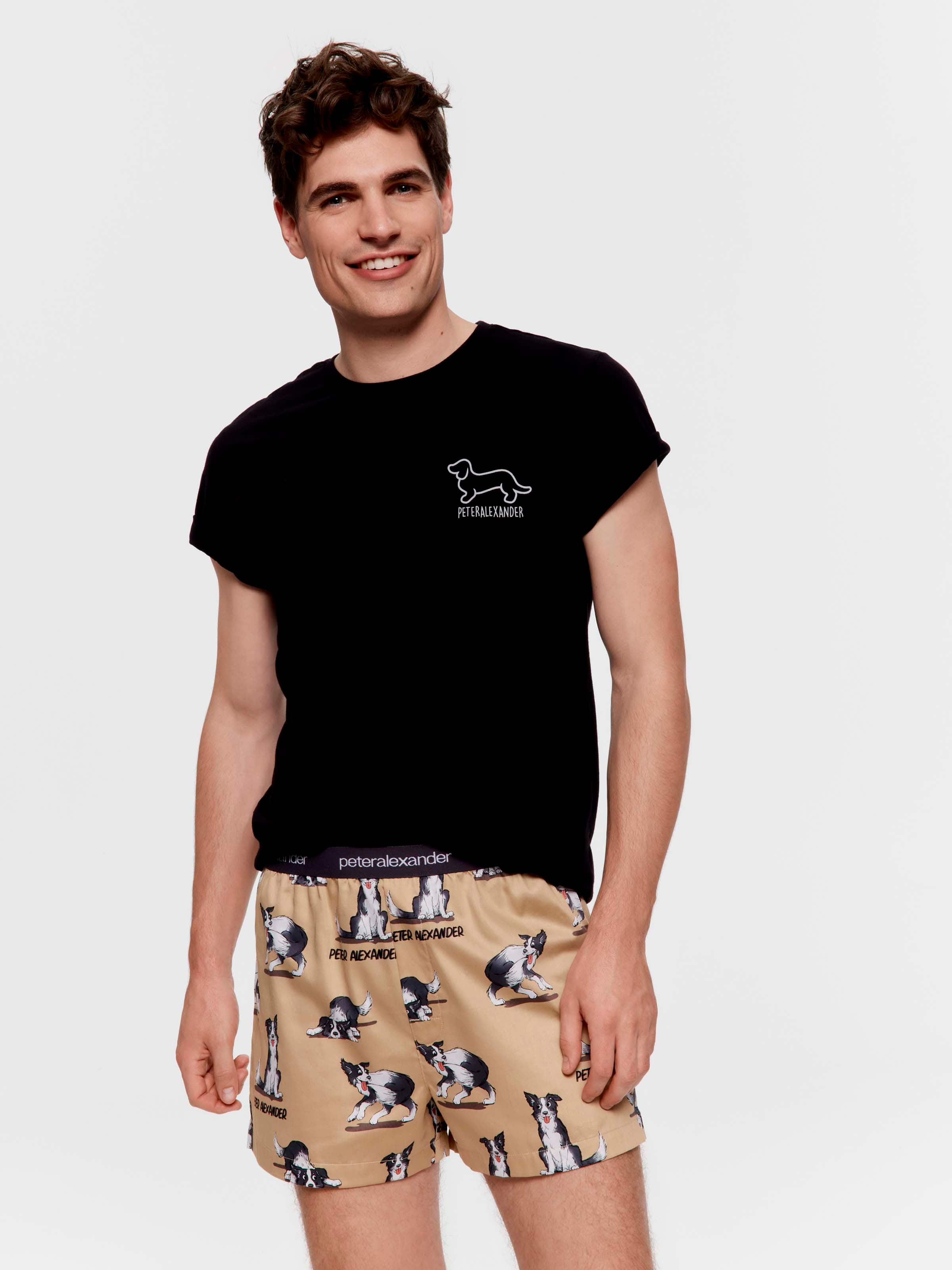 Border Collie 100% Cotton Boxer Short