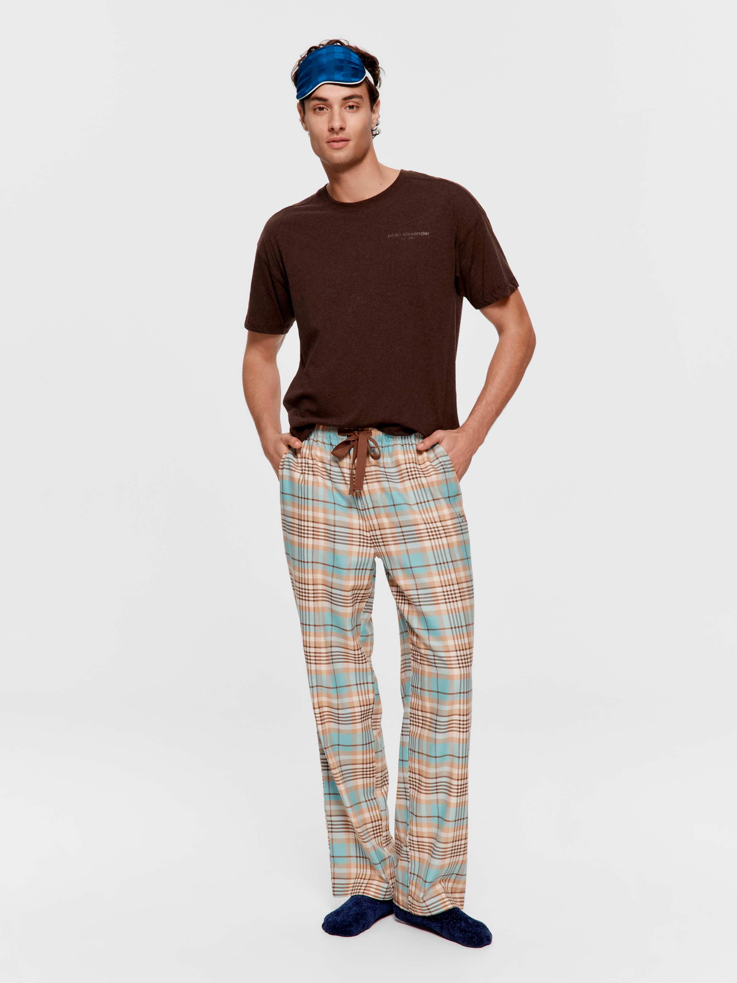 Retro Check 100% Cotton Classic Pj Pant