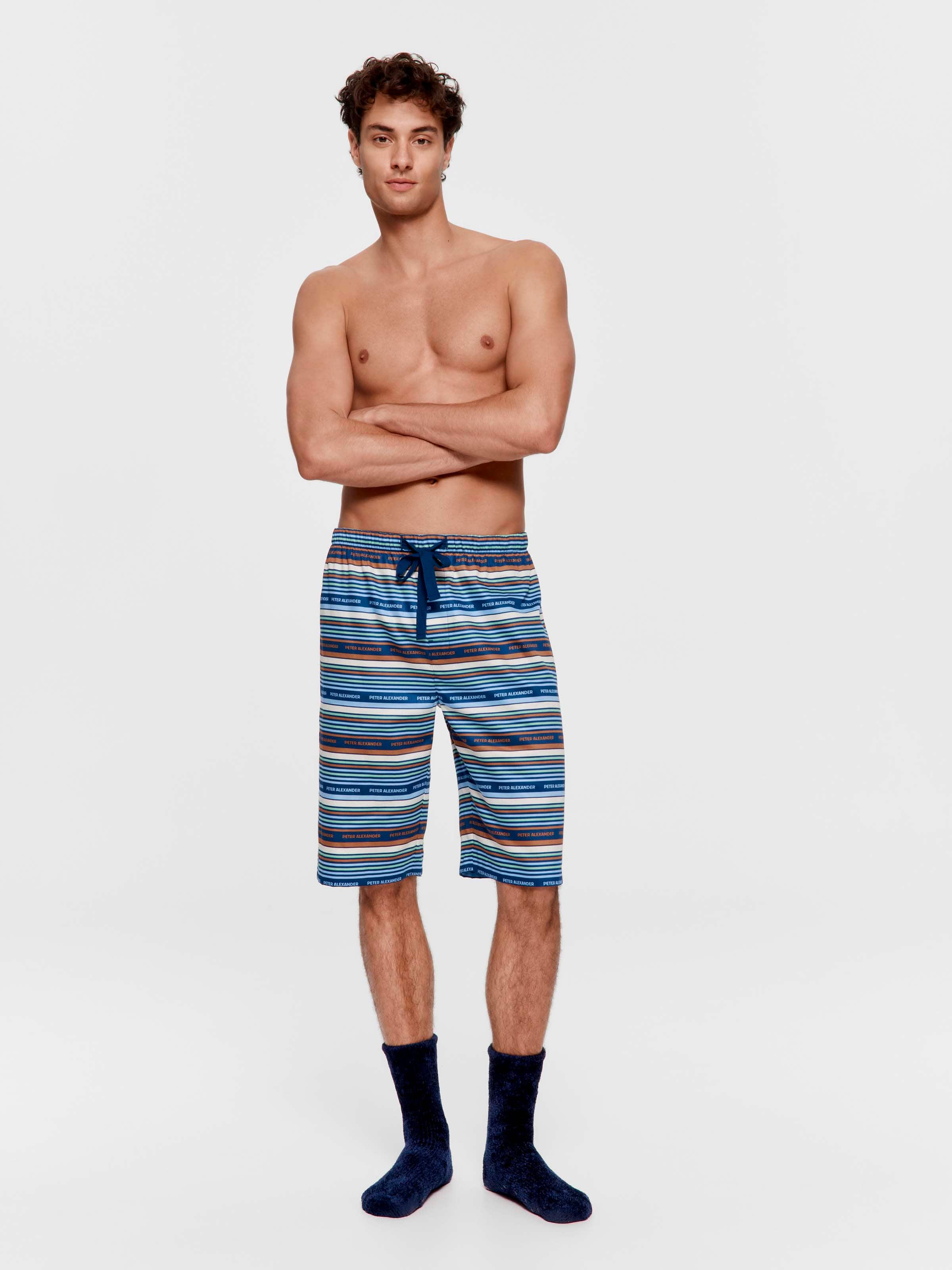 P.A Stripe 100% Cotton Sleep Short