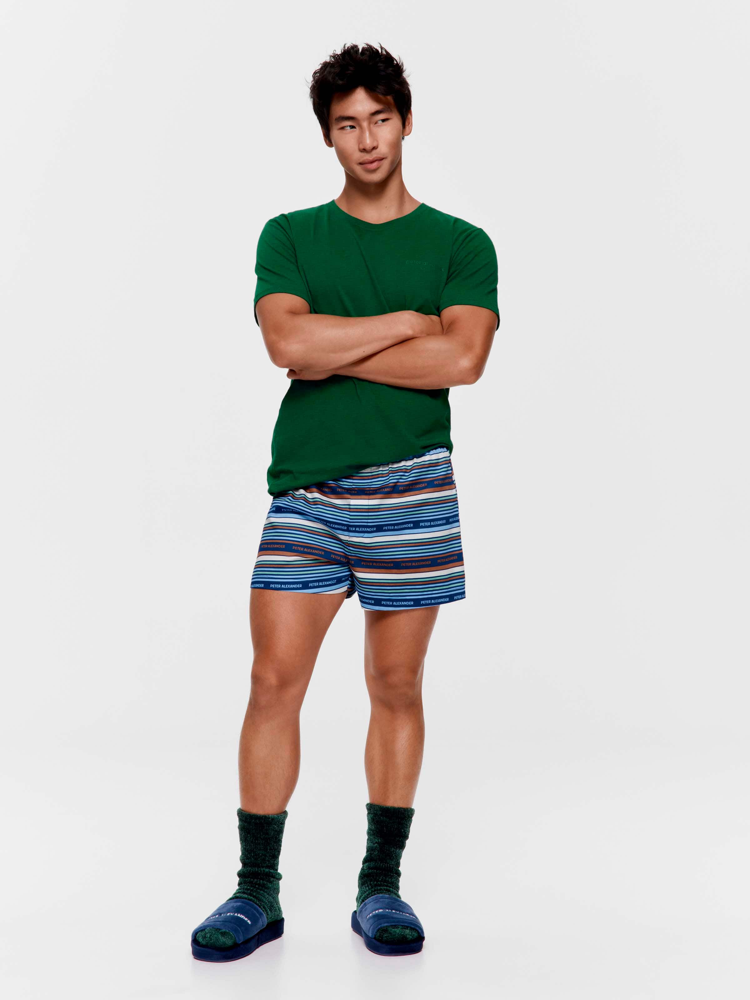 P.A Stripe 100% Cotton Boxer Short