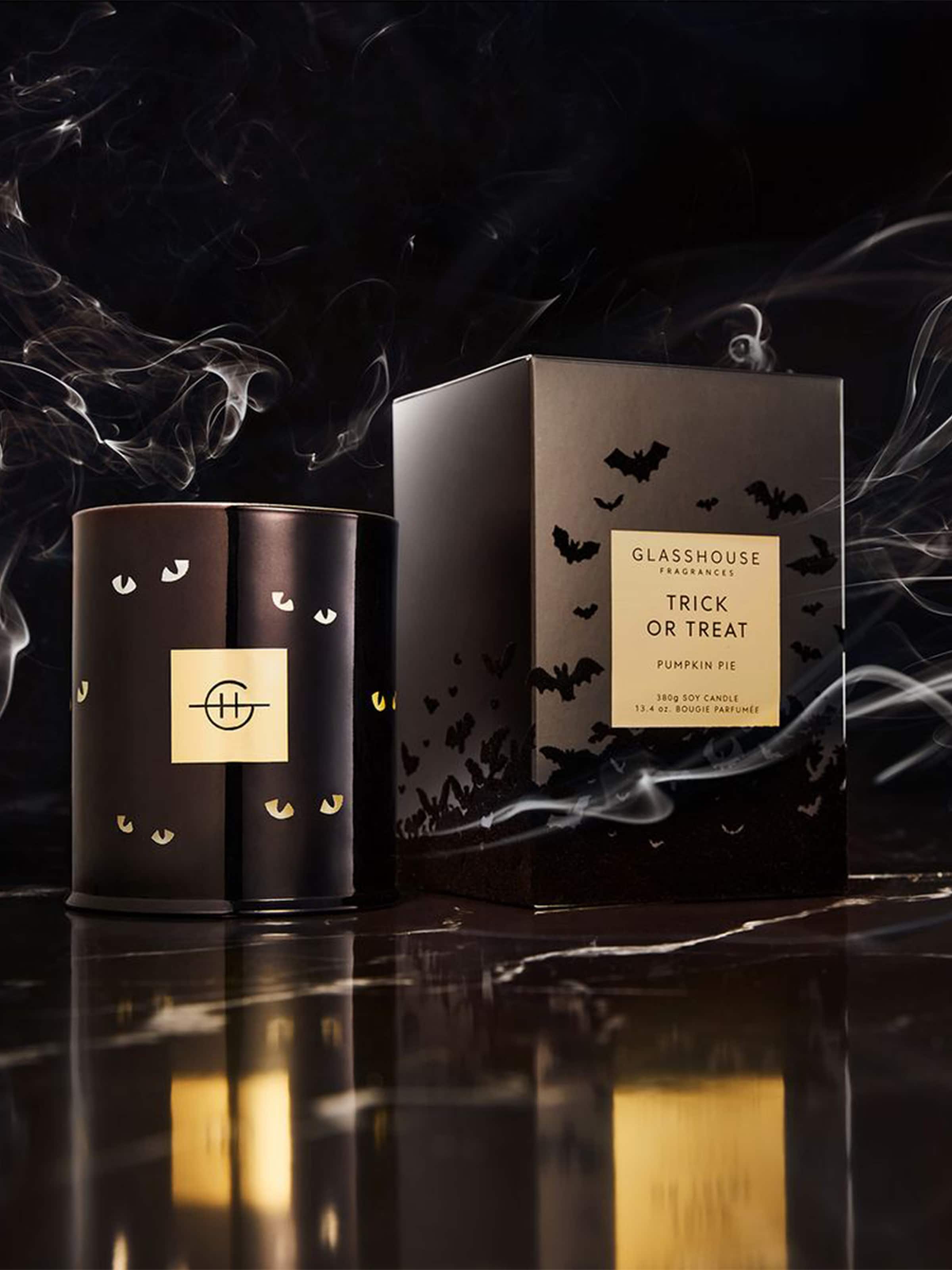Glasshouse Fragrances Limited Edition Trick Or Treat Halloween 380G Candle