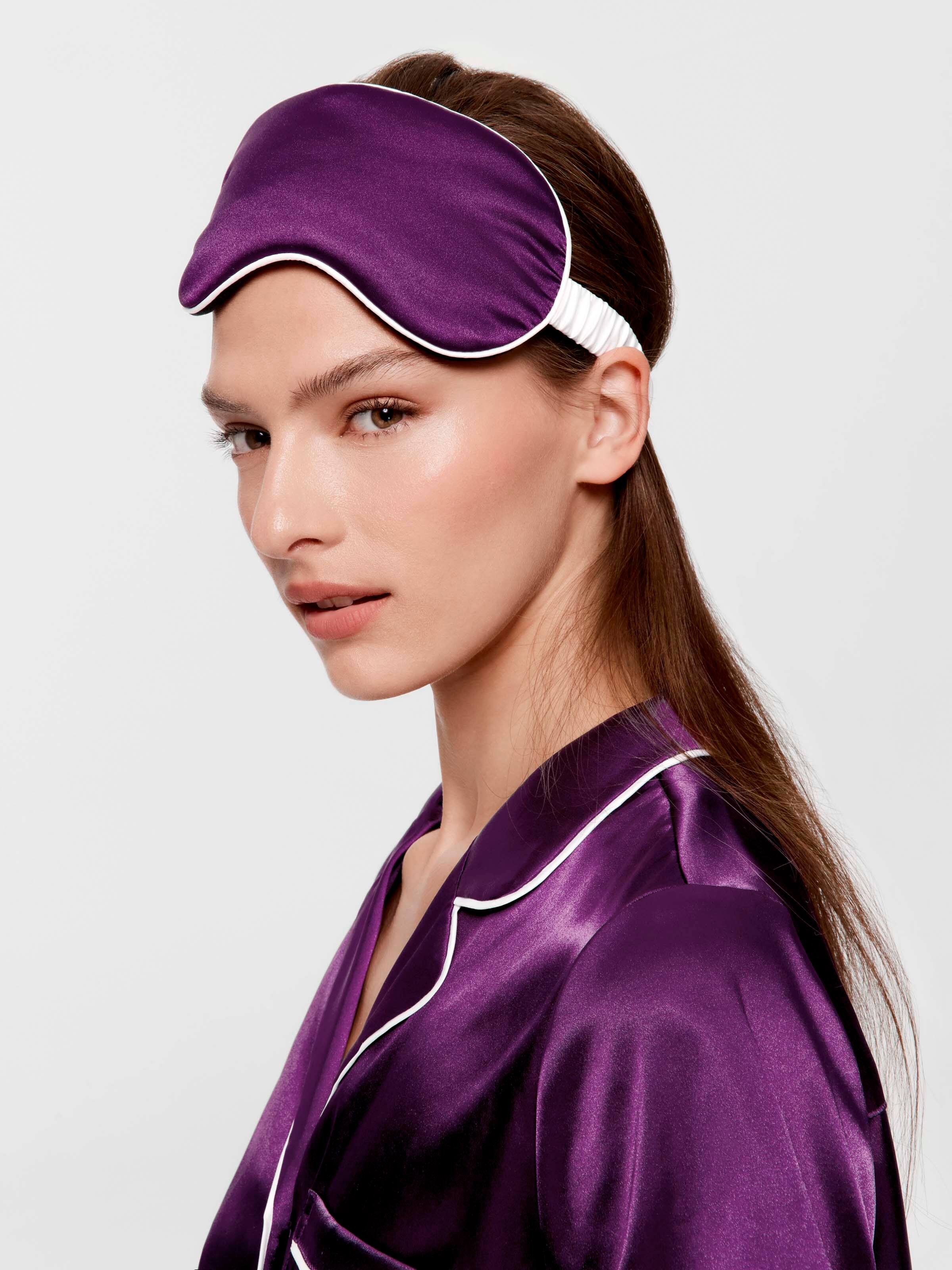 Blackberry Satin Eye Mask