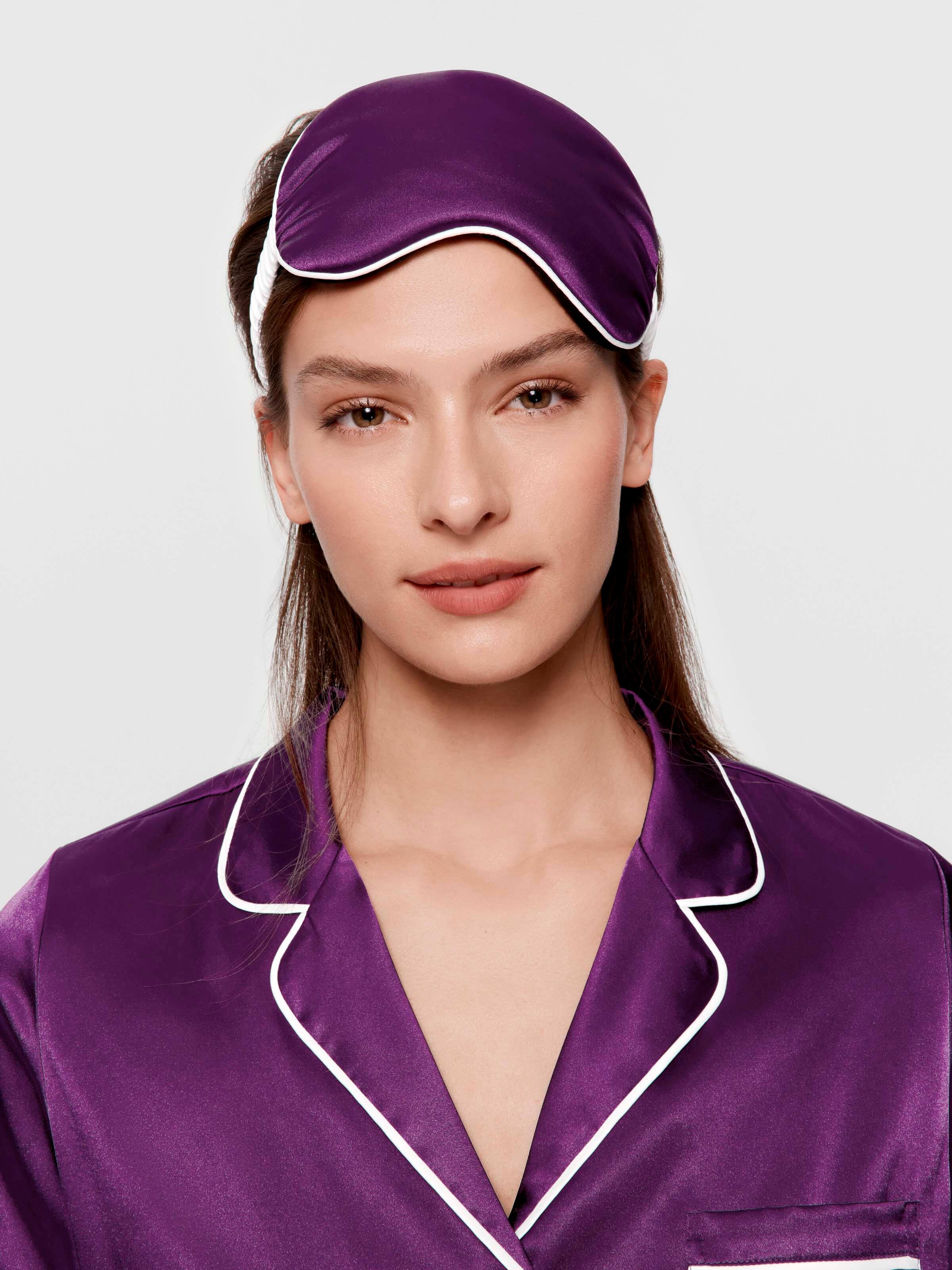 Blackberry Satin Eye Mask