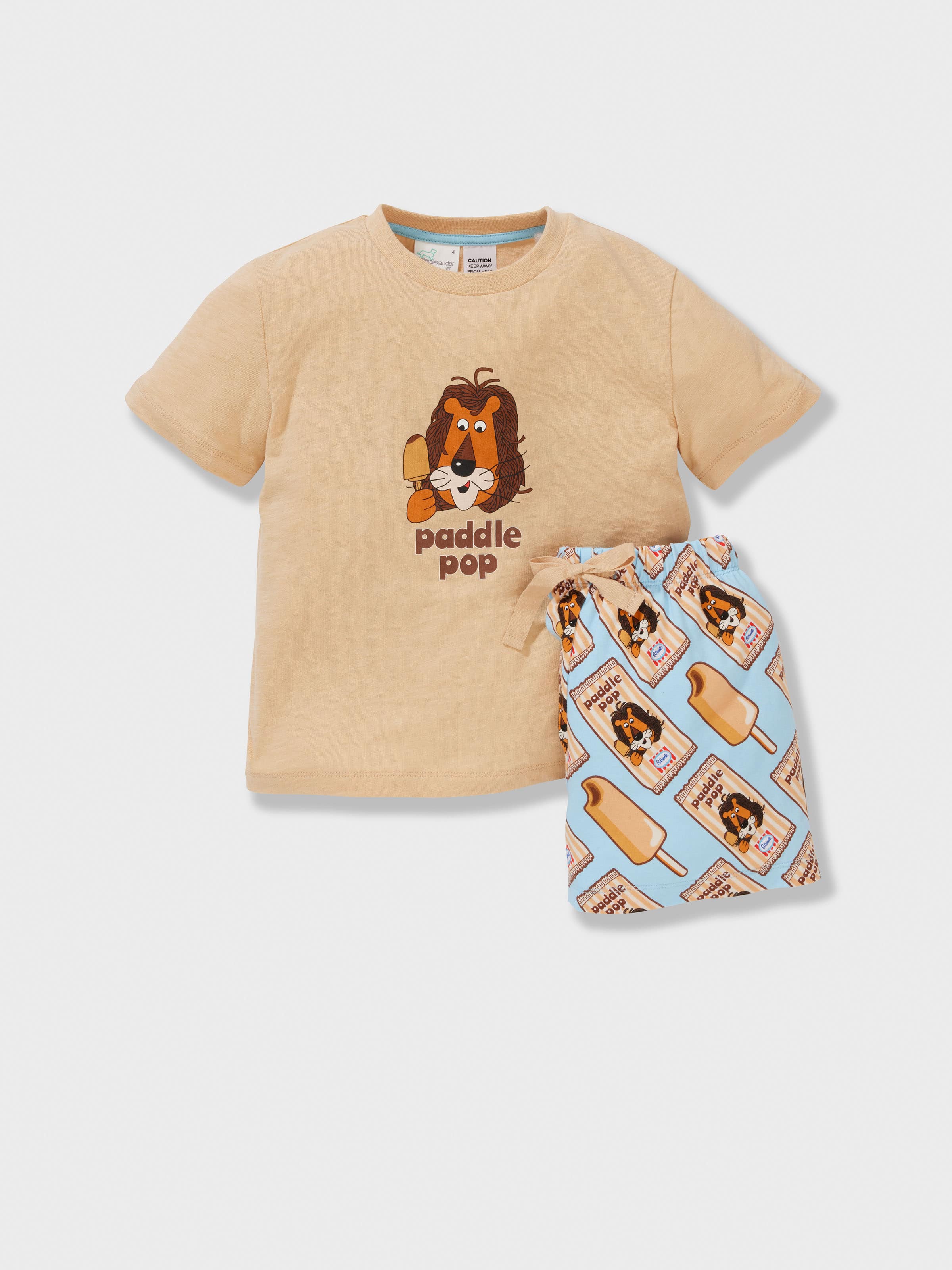Jnr Kids Paddle Pop Short Pj Set