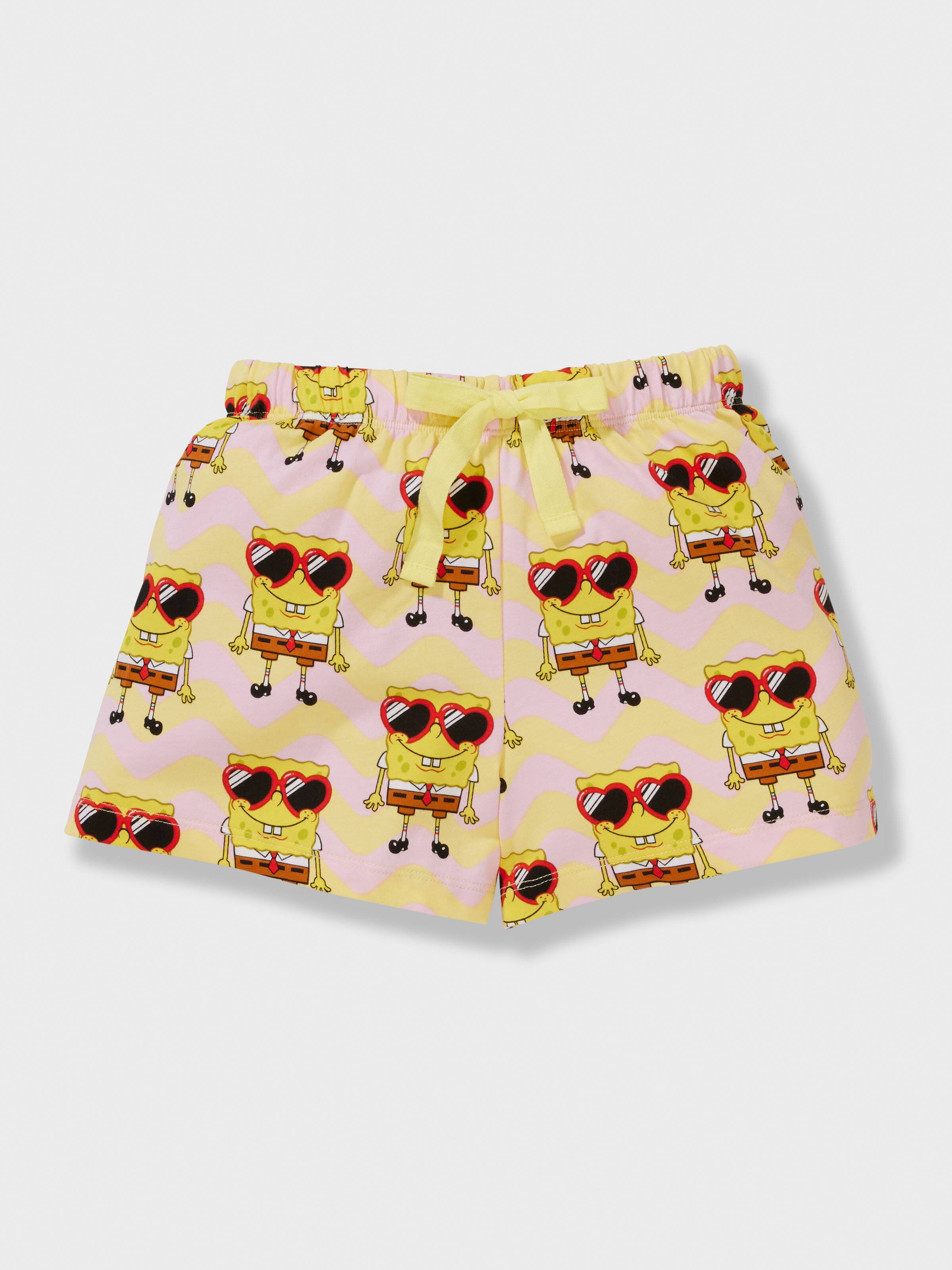 Jnr Girls Spongebob Short Pj Set