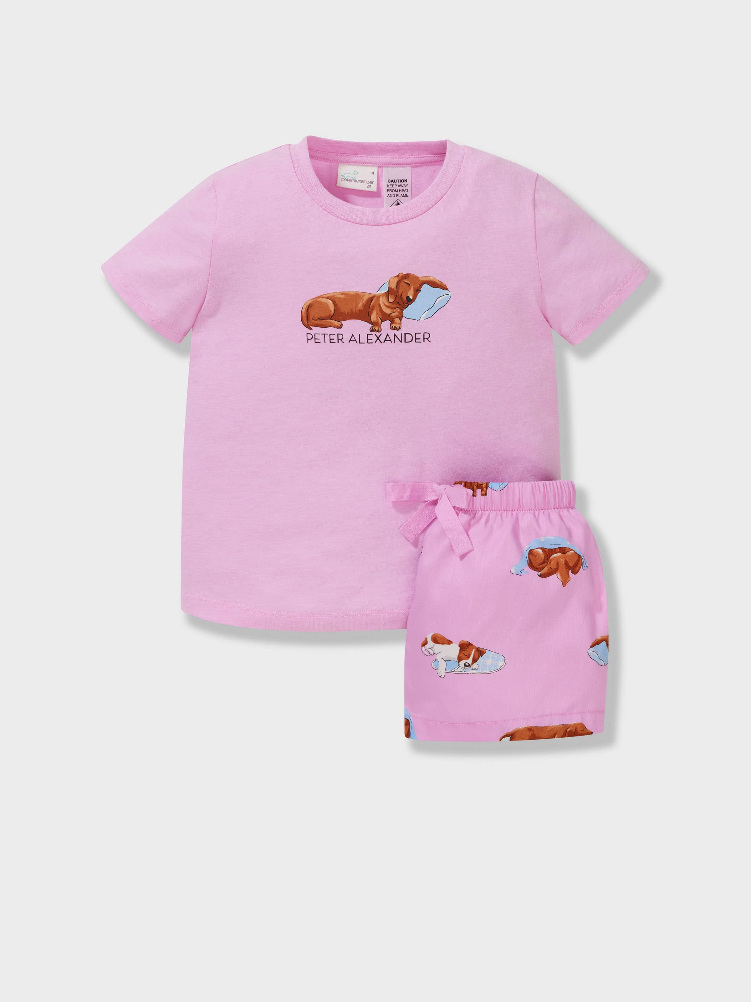 Jnr Girls Sleeping Penny Short Pj Set