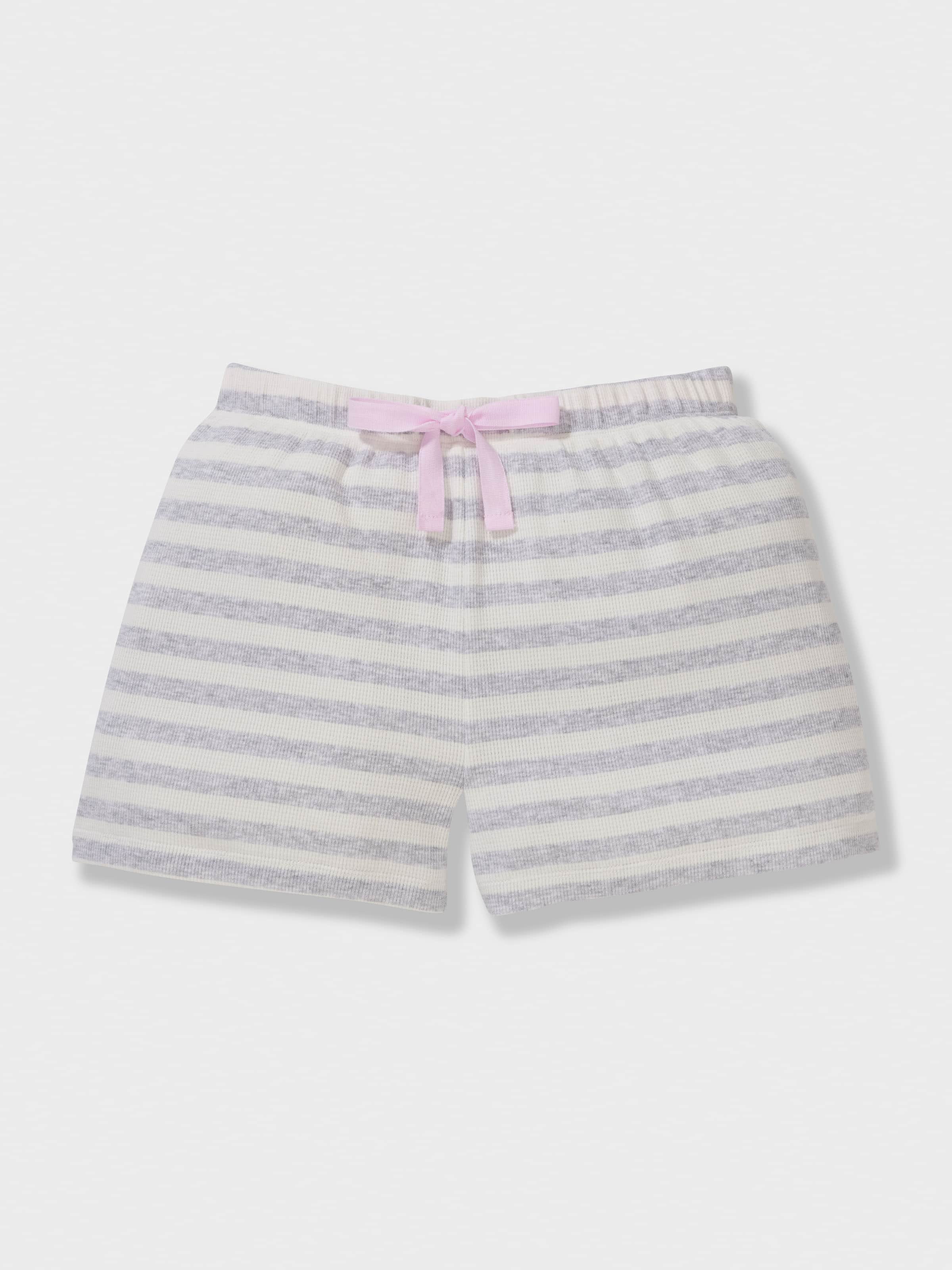 Girls Waffle Knit Tank Short Pj Set