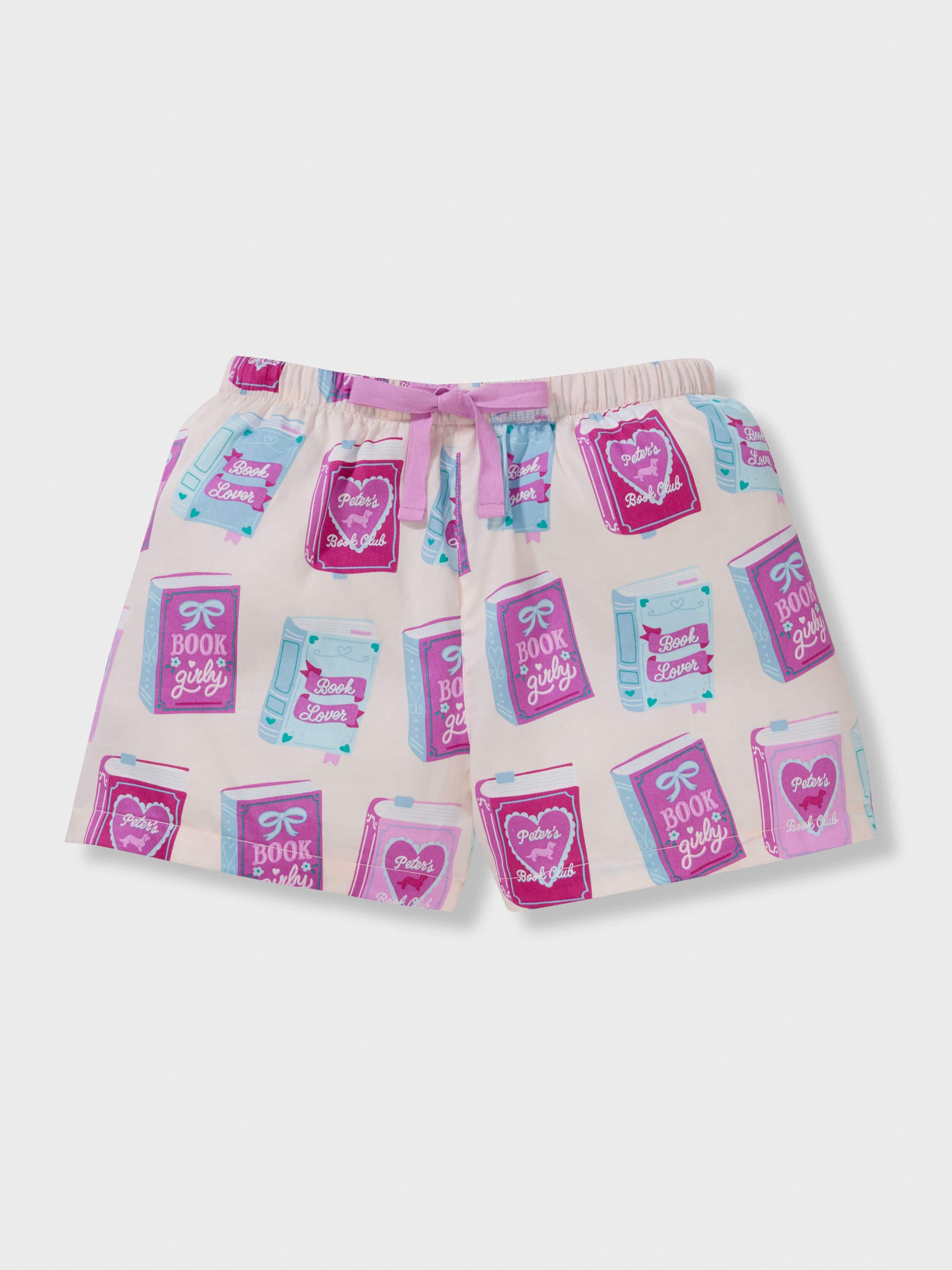 Girls Book Club 100% Cotton Shortie Pj Set
