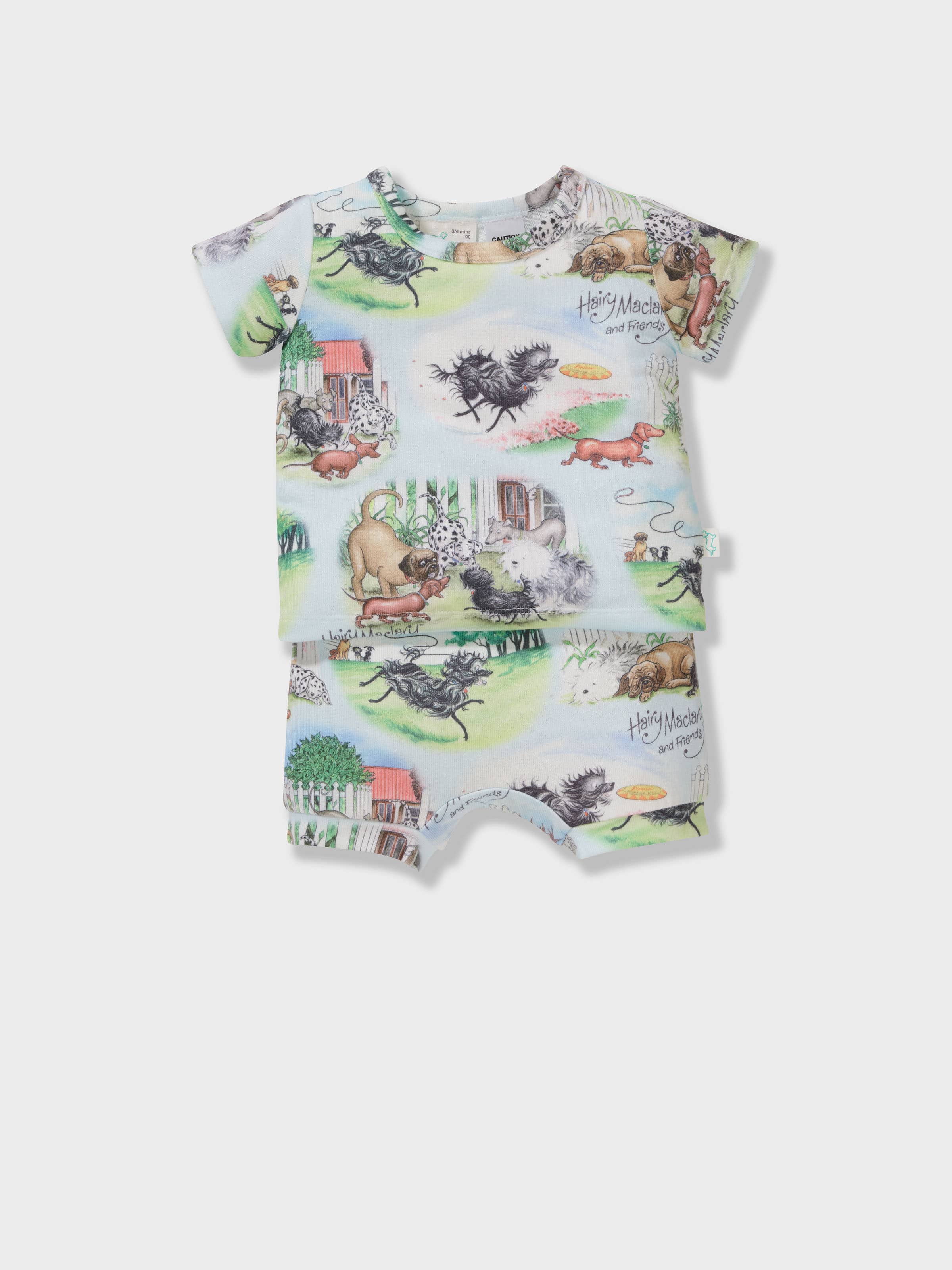 Baby Hairy Maclary Short Plush Pj Set