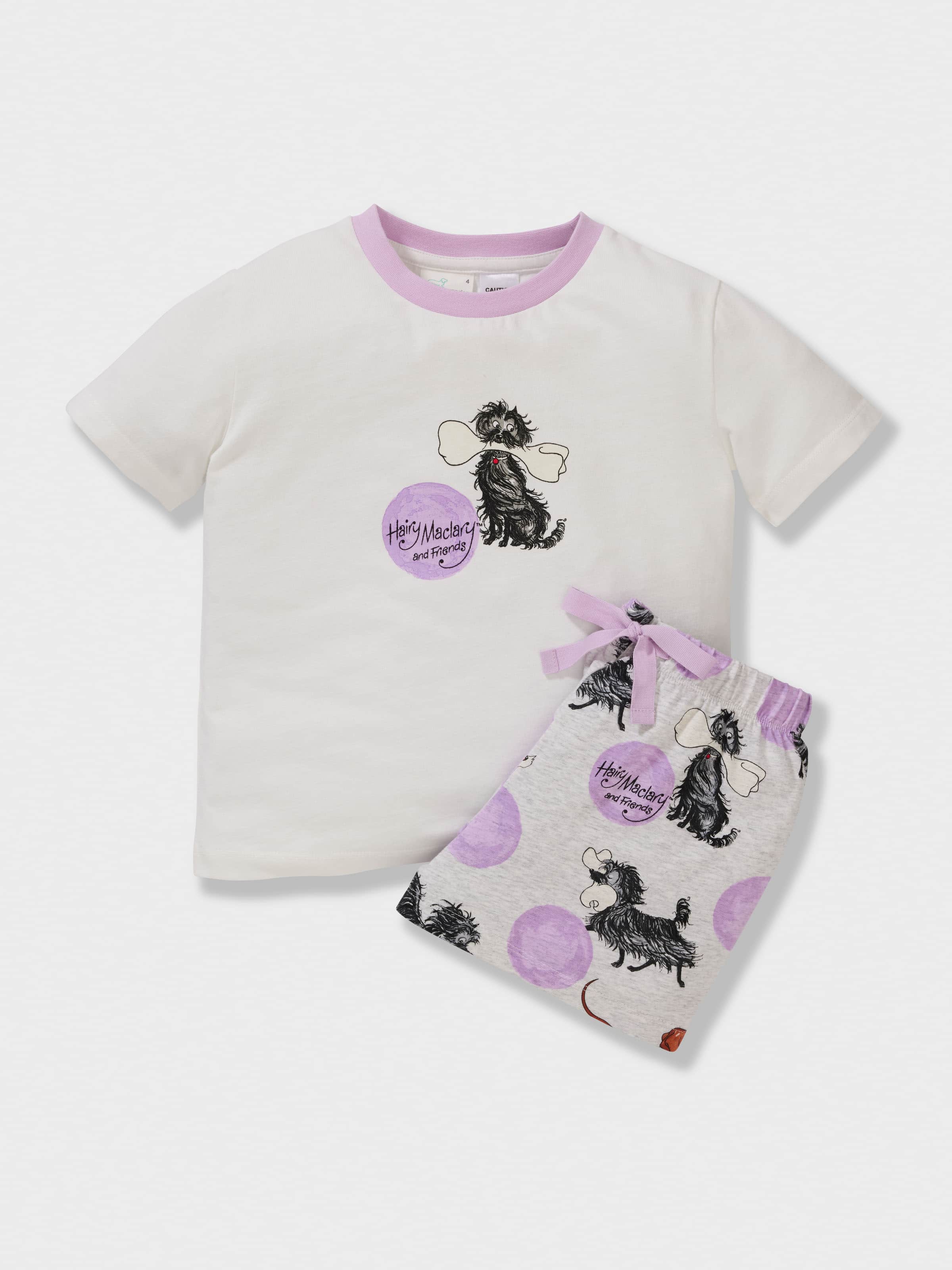 Girls Hairy Maclary Short Pj Set