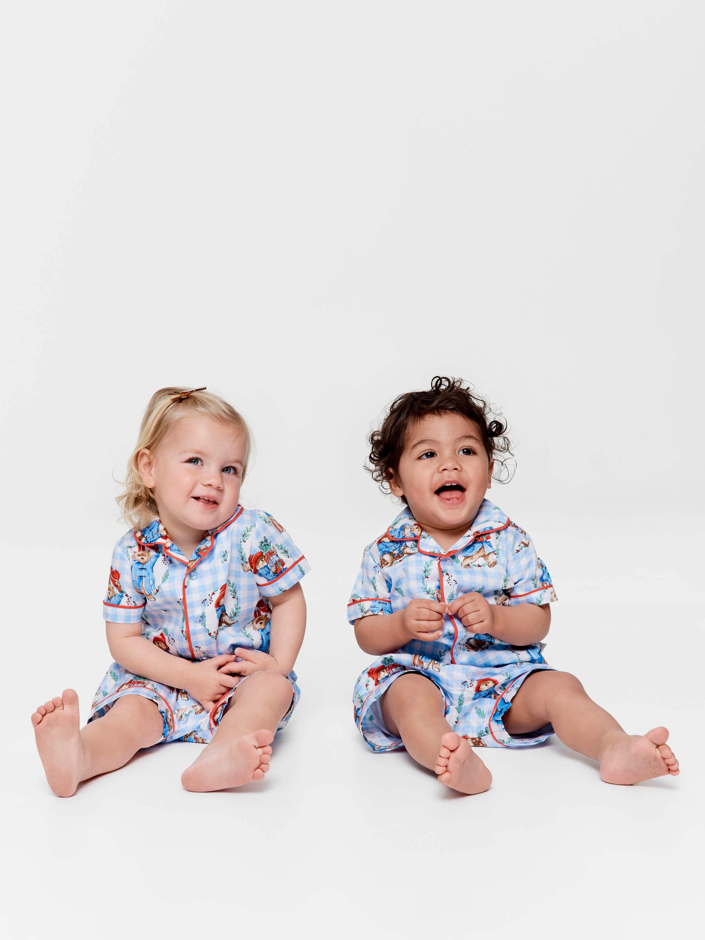 Baby Paddington Bear 100% Cotton Shortie Pj Set