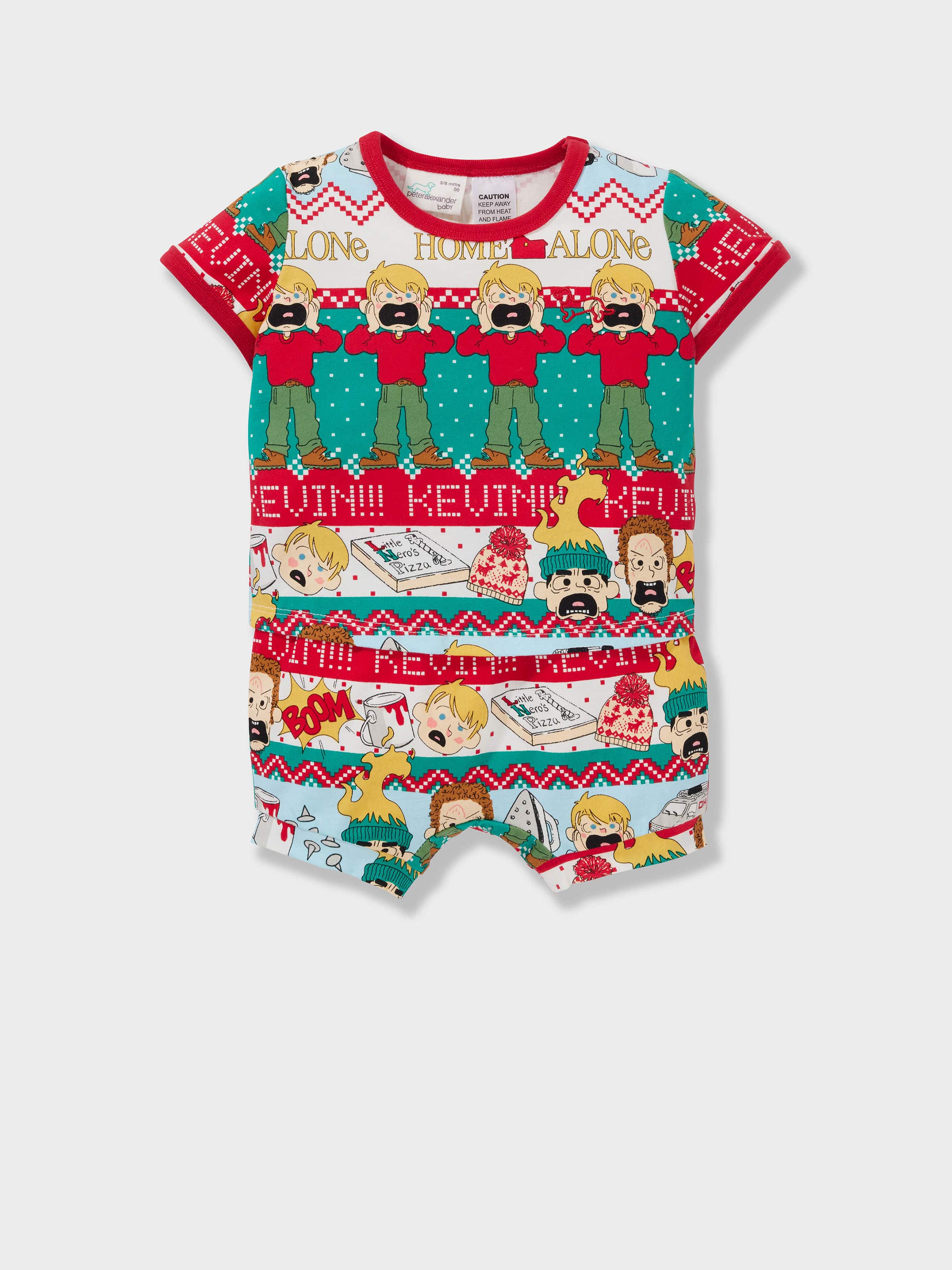 Baby Home Alone Plush Short Pj Set