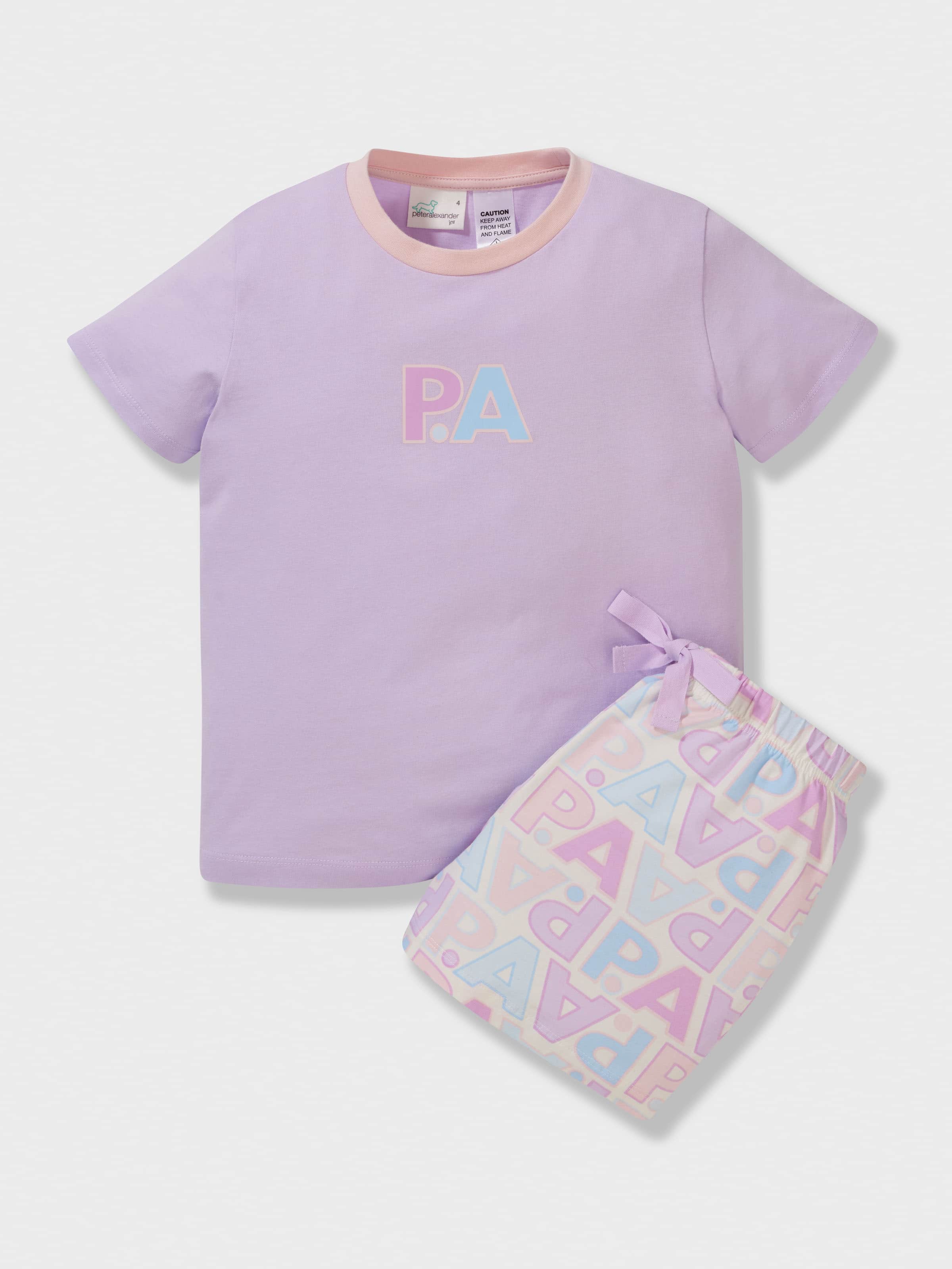 Girls P.A Icon Short Pj Set