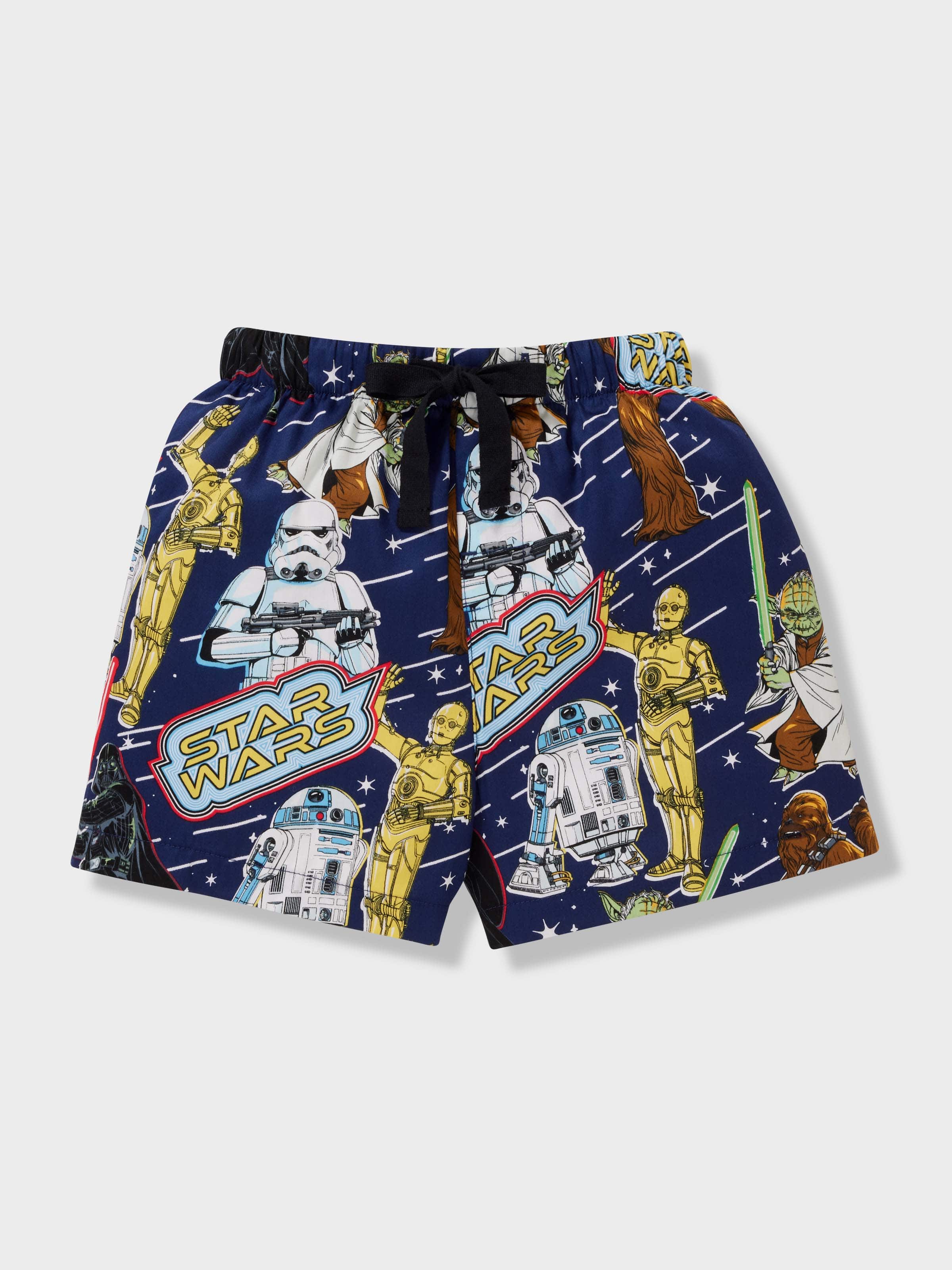 Jnr Boys Star Wars 100% Cotton Short Pj Set