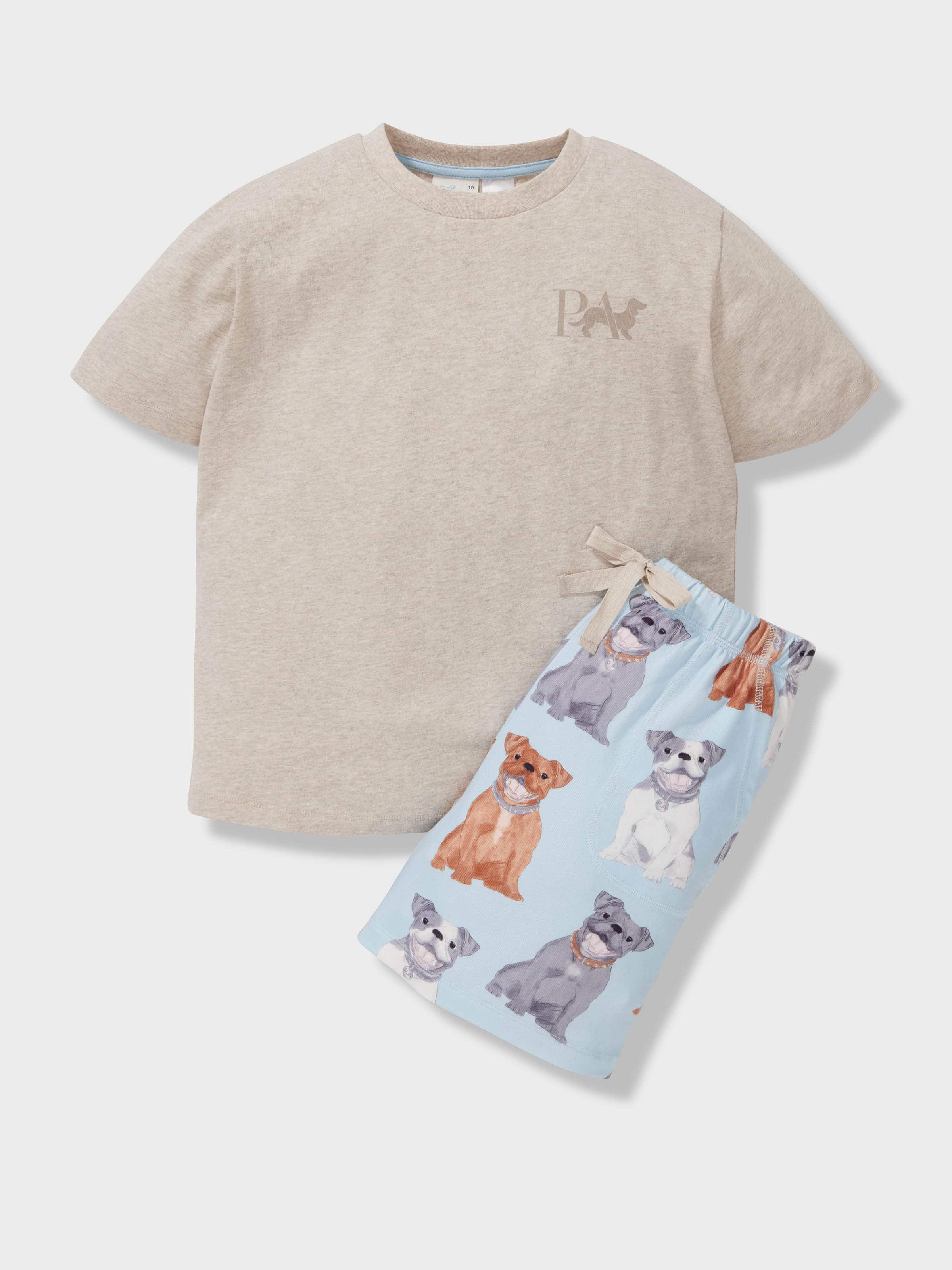 Boys Staffy Short Pj Set