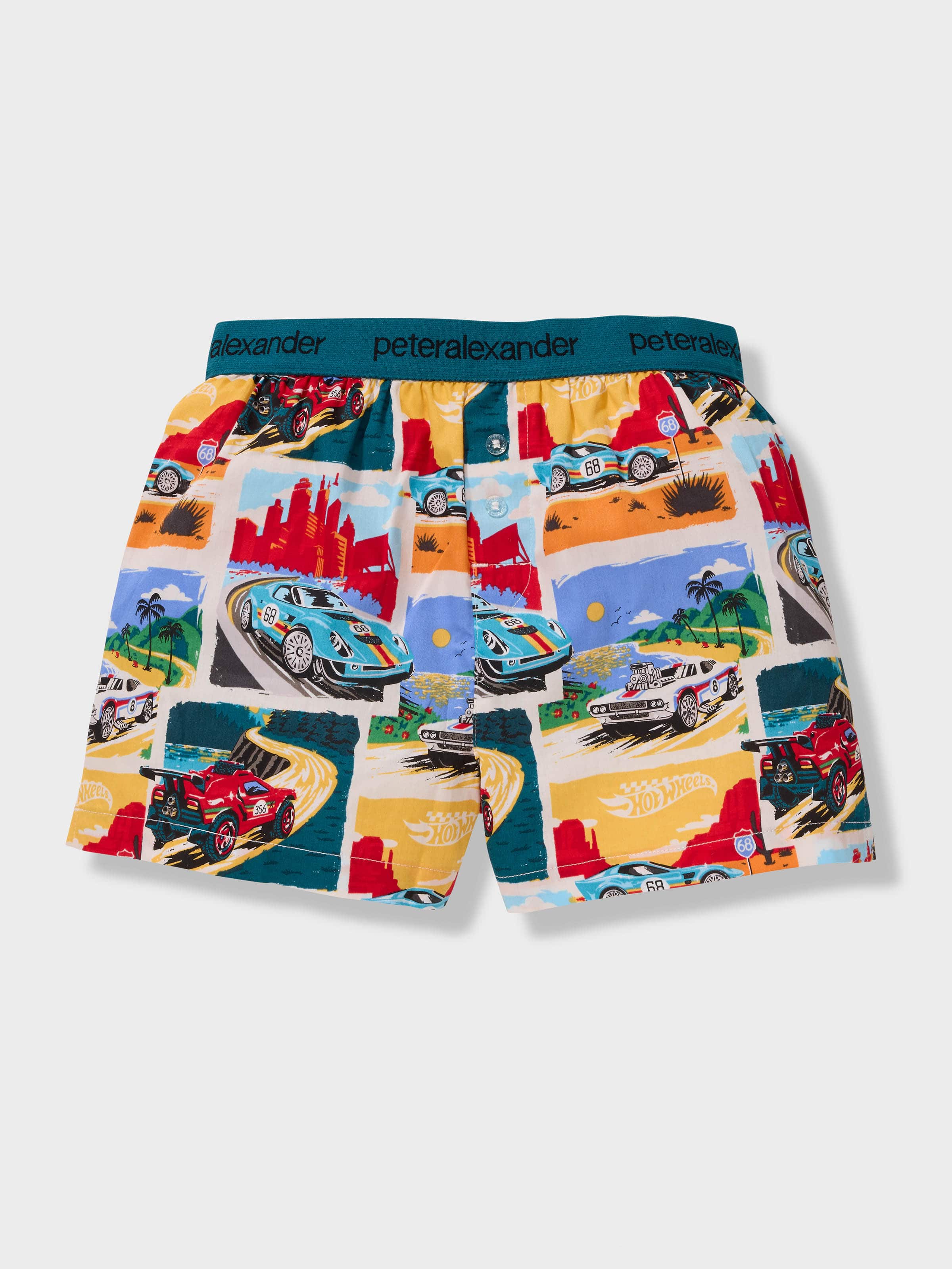 Boys Hot Wheels 100% Cotton Boxer Short