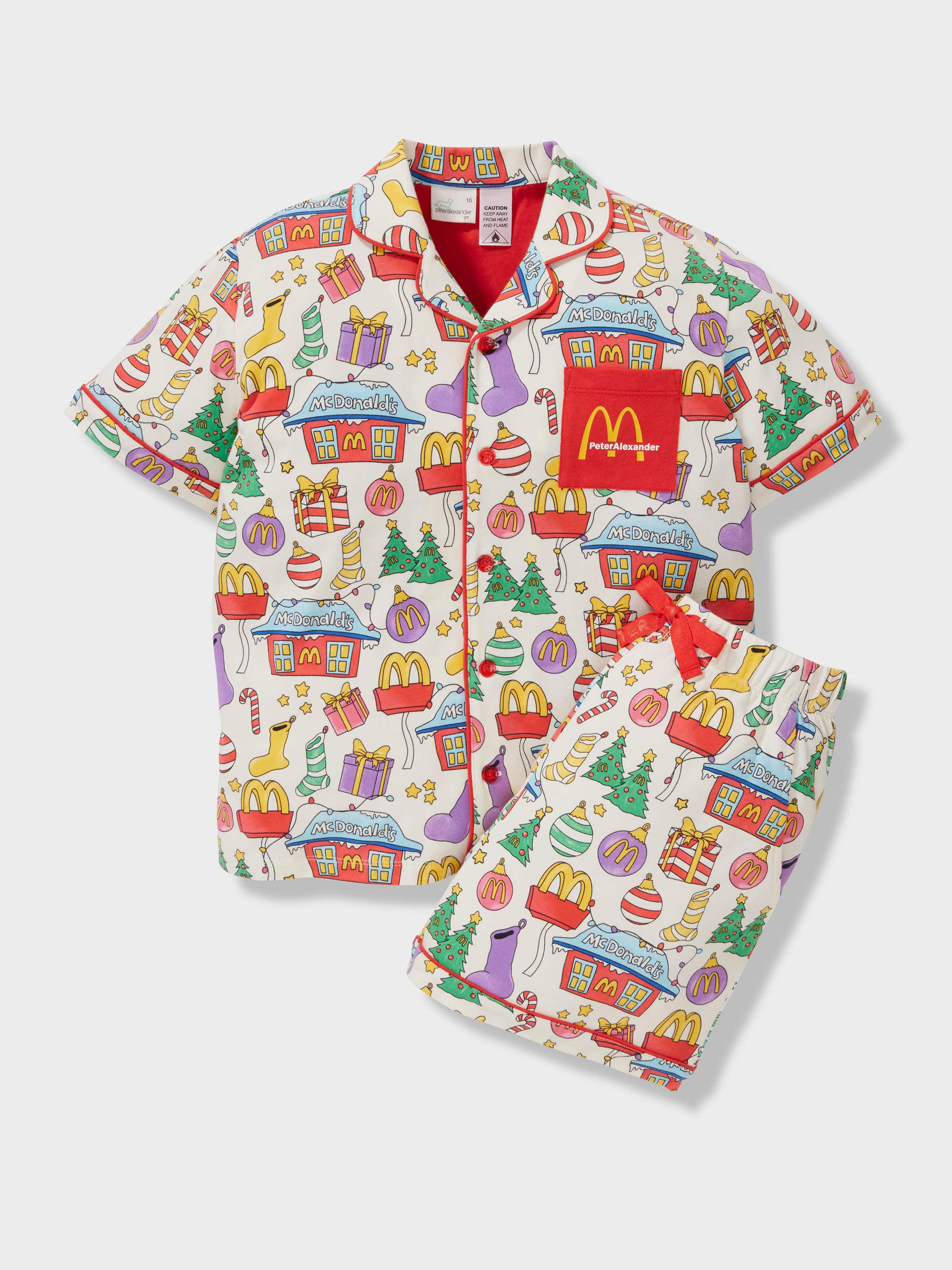 Kids Maccas Classic Shortie Pj Set