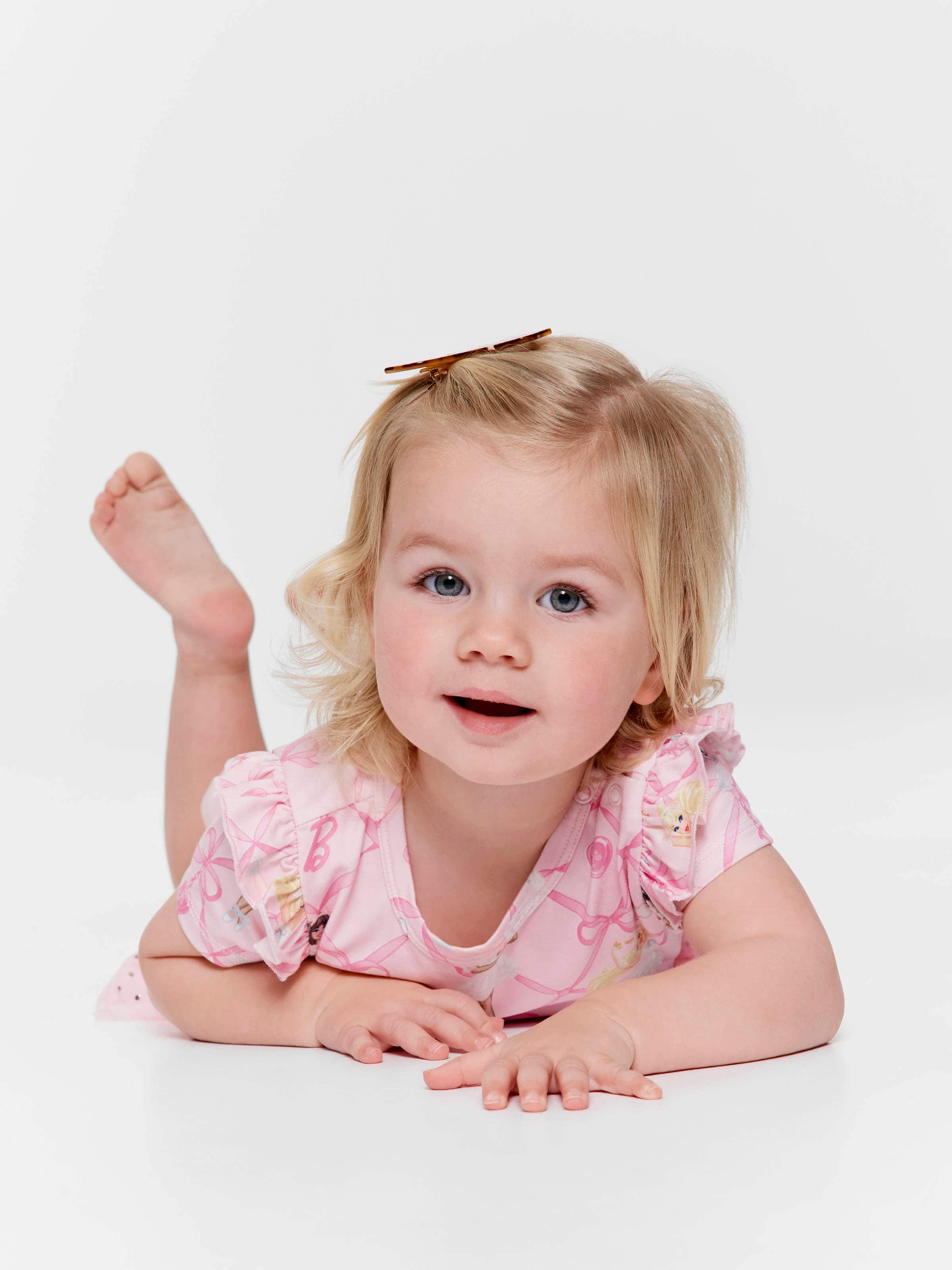 Baby Girls Barbie Romper