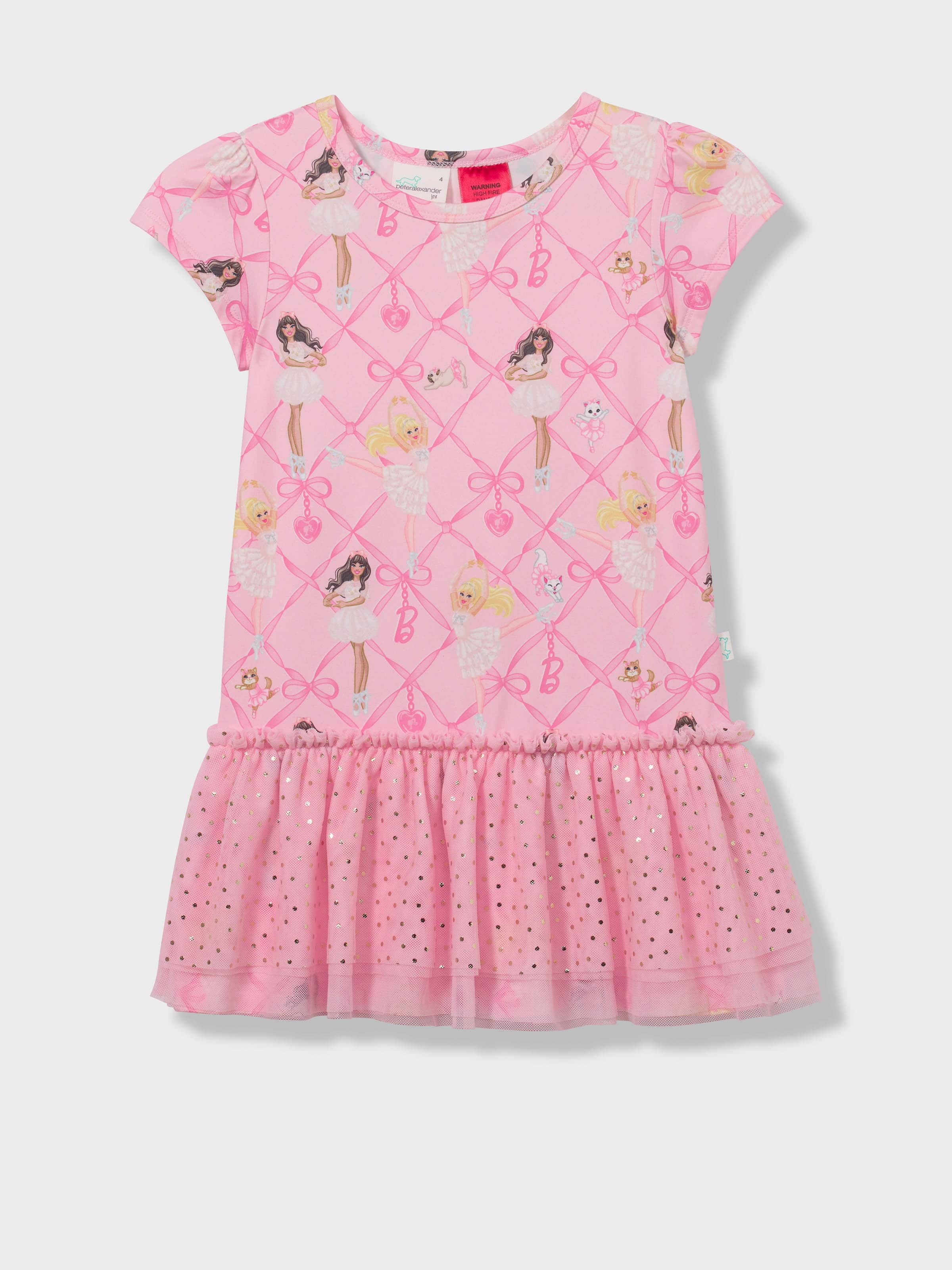 Jnr Girls Barbie Nightie