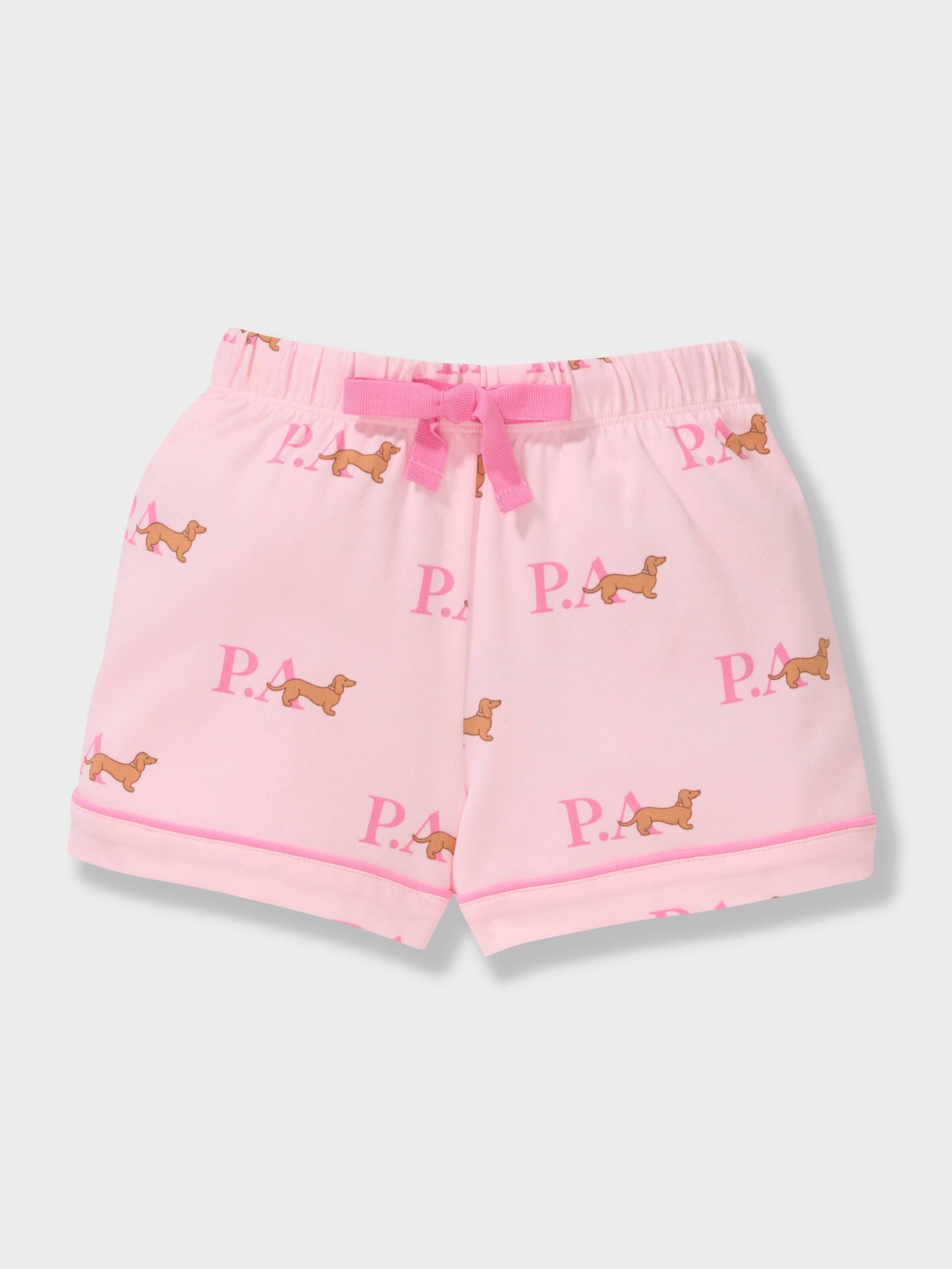 Girls Penny Logo Classic Shortie Pj Set