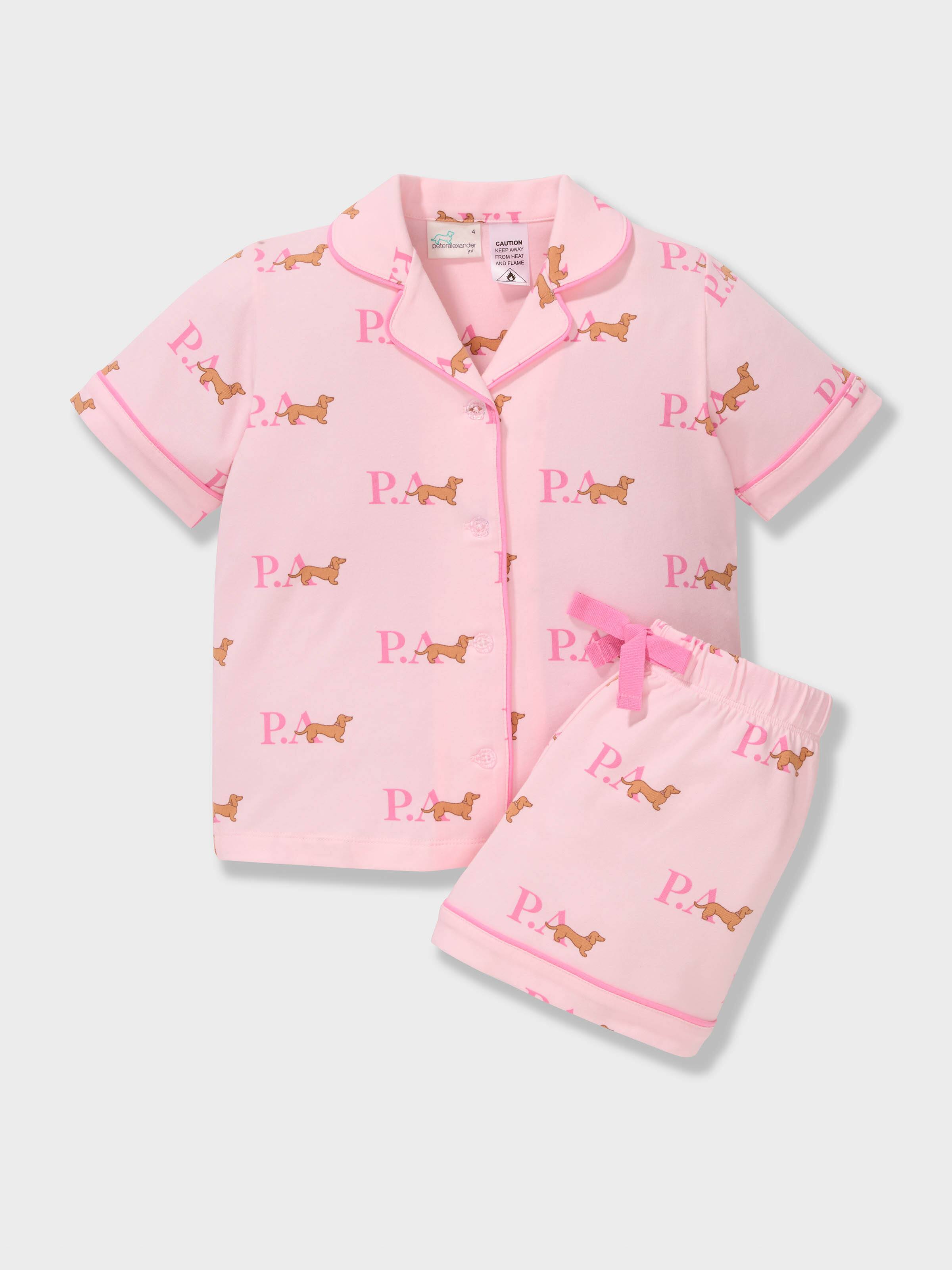 Girls Penny Logo Classic Shortie Pj Set