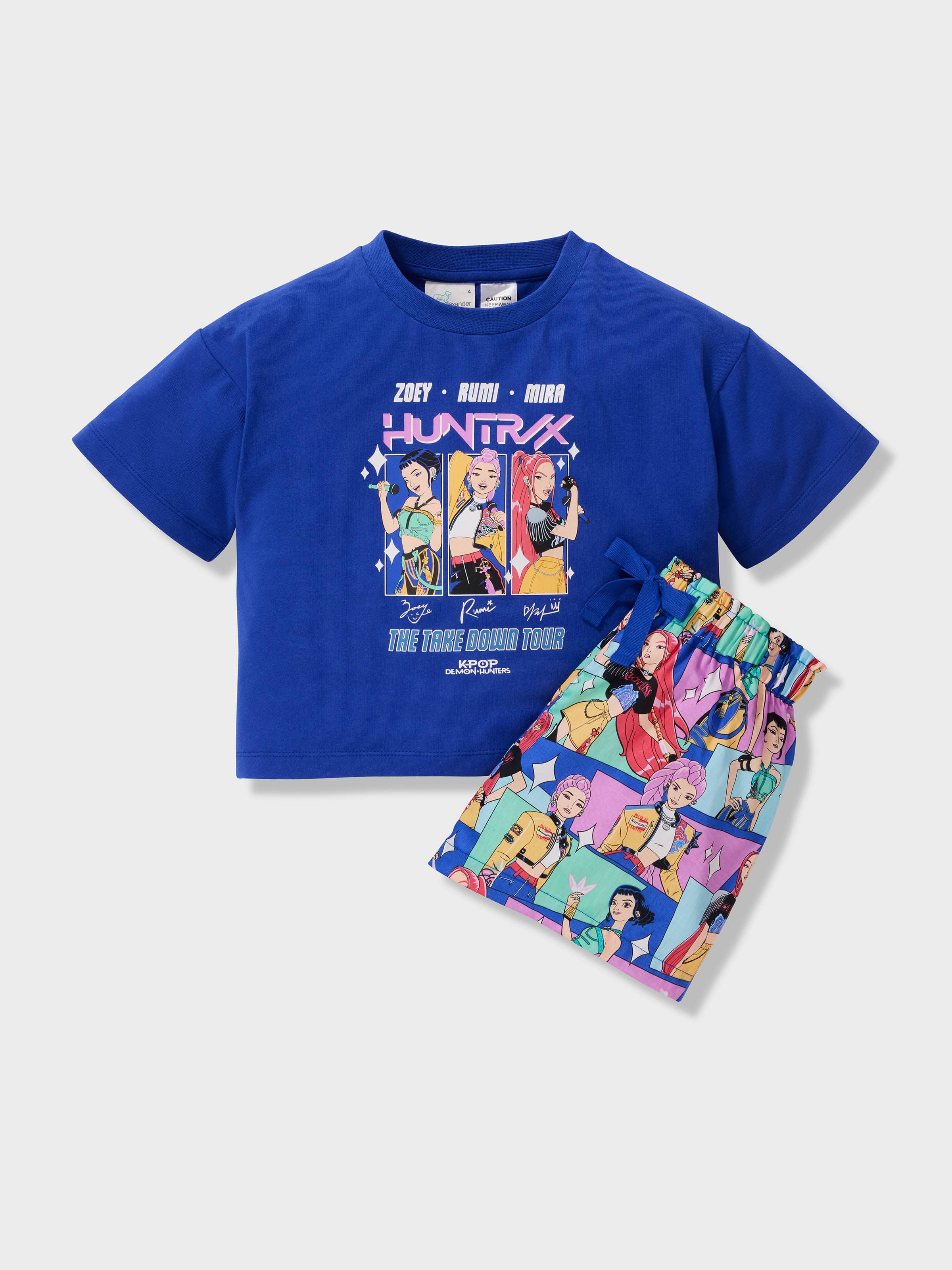 Girls Huntrix Short Pj Set