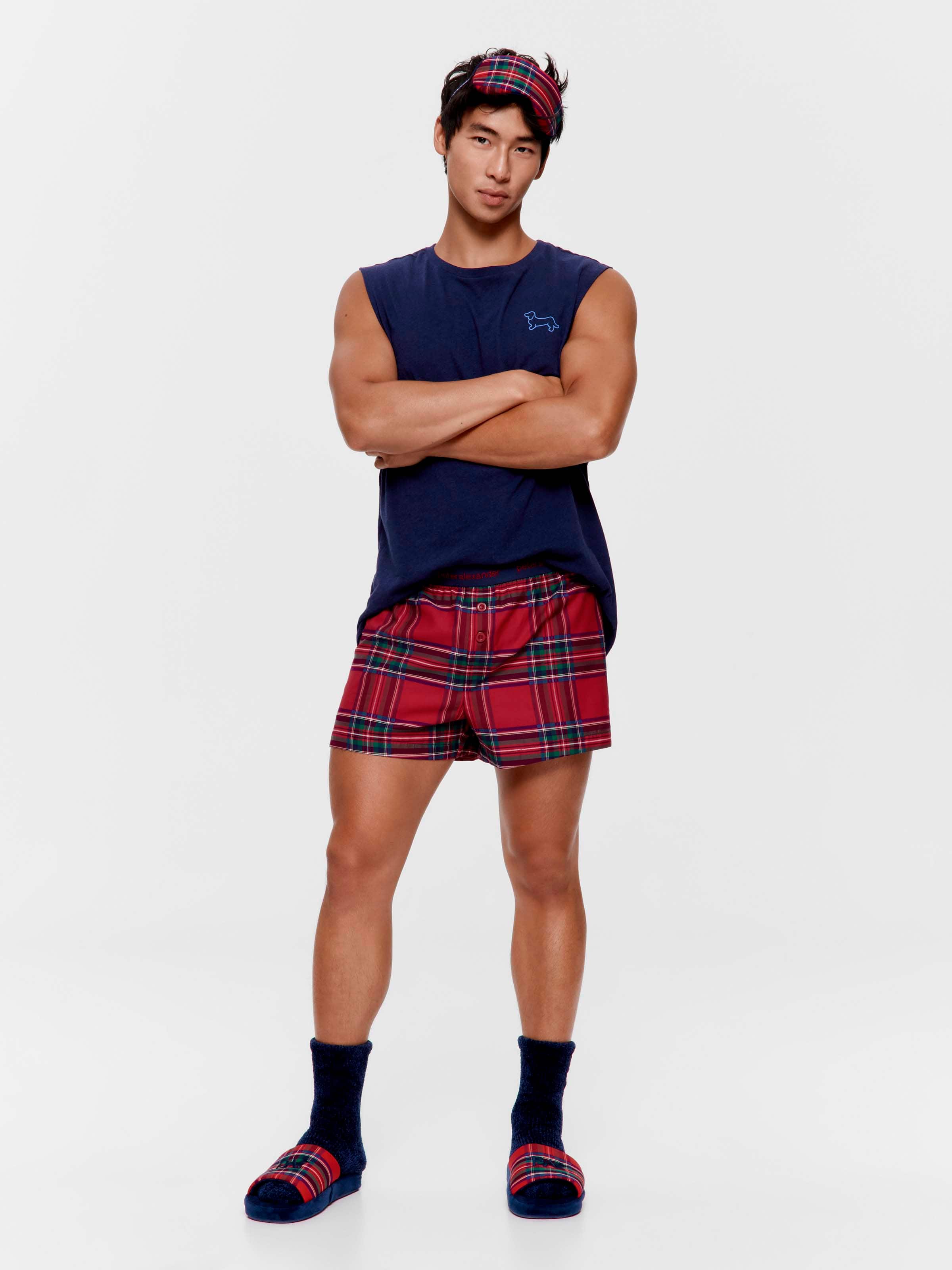 Tartan 100% Cotton Boxer Short