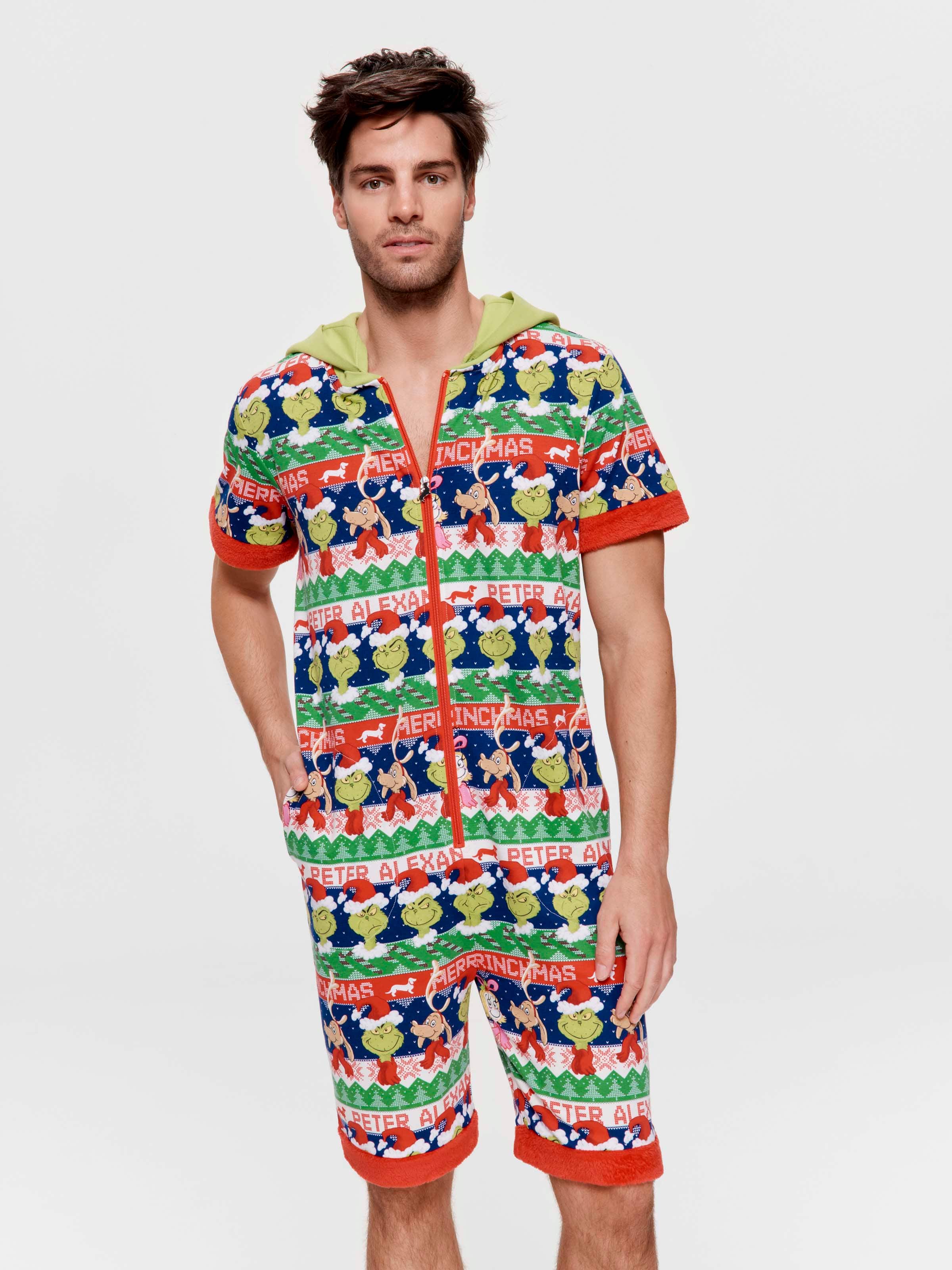 Men's The Grinch Fair Isle Onesie