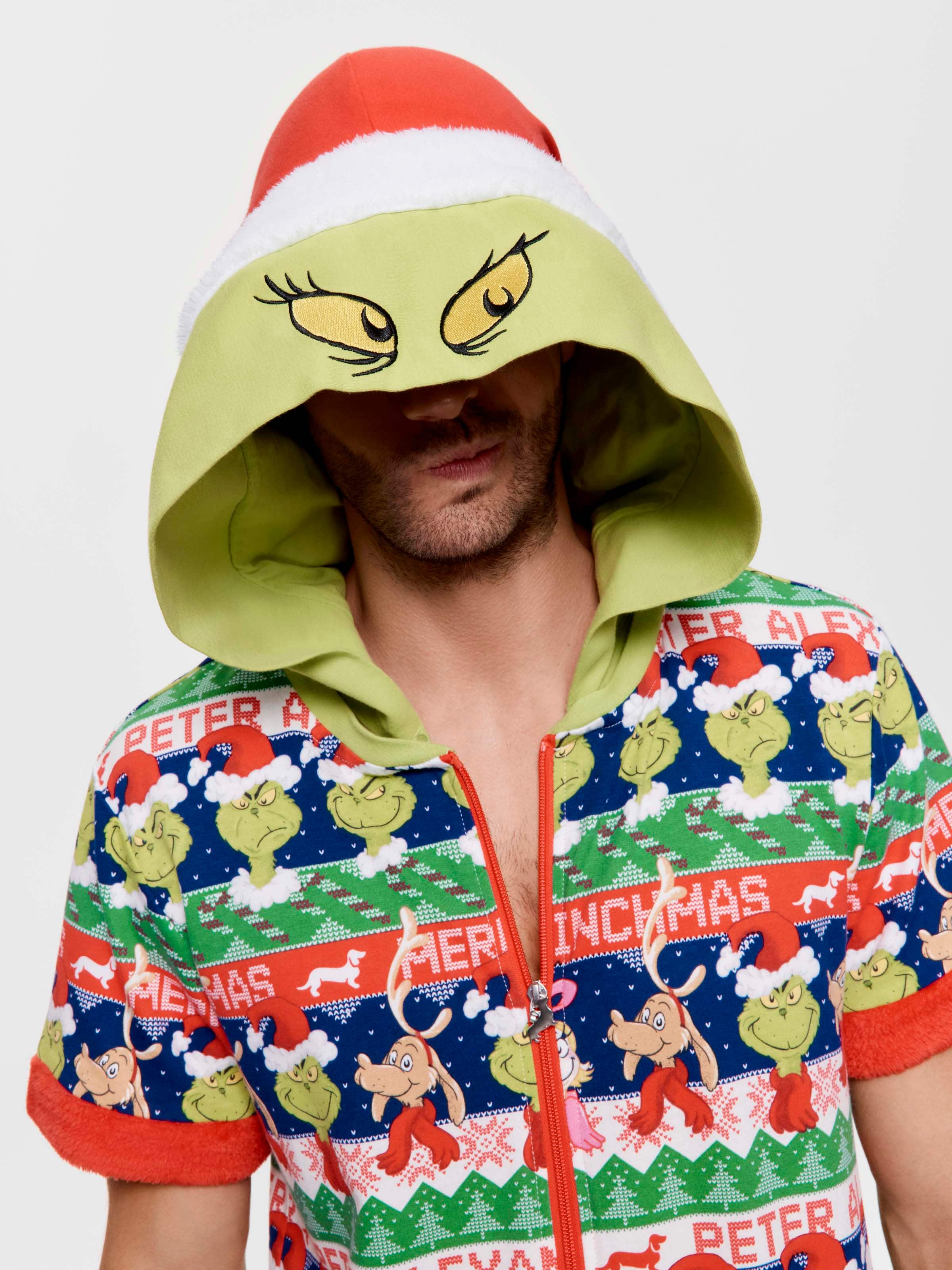 Men's The Grinch Fair Isle Onesie