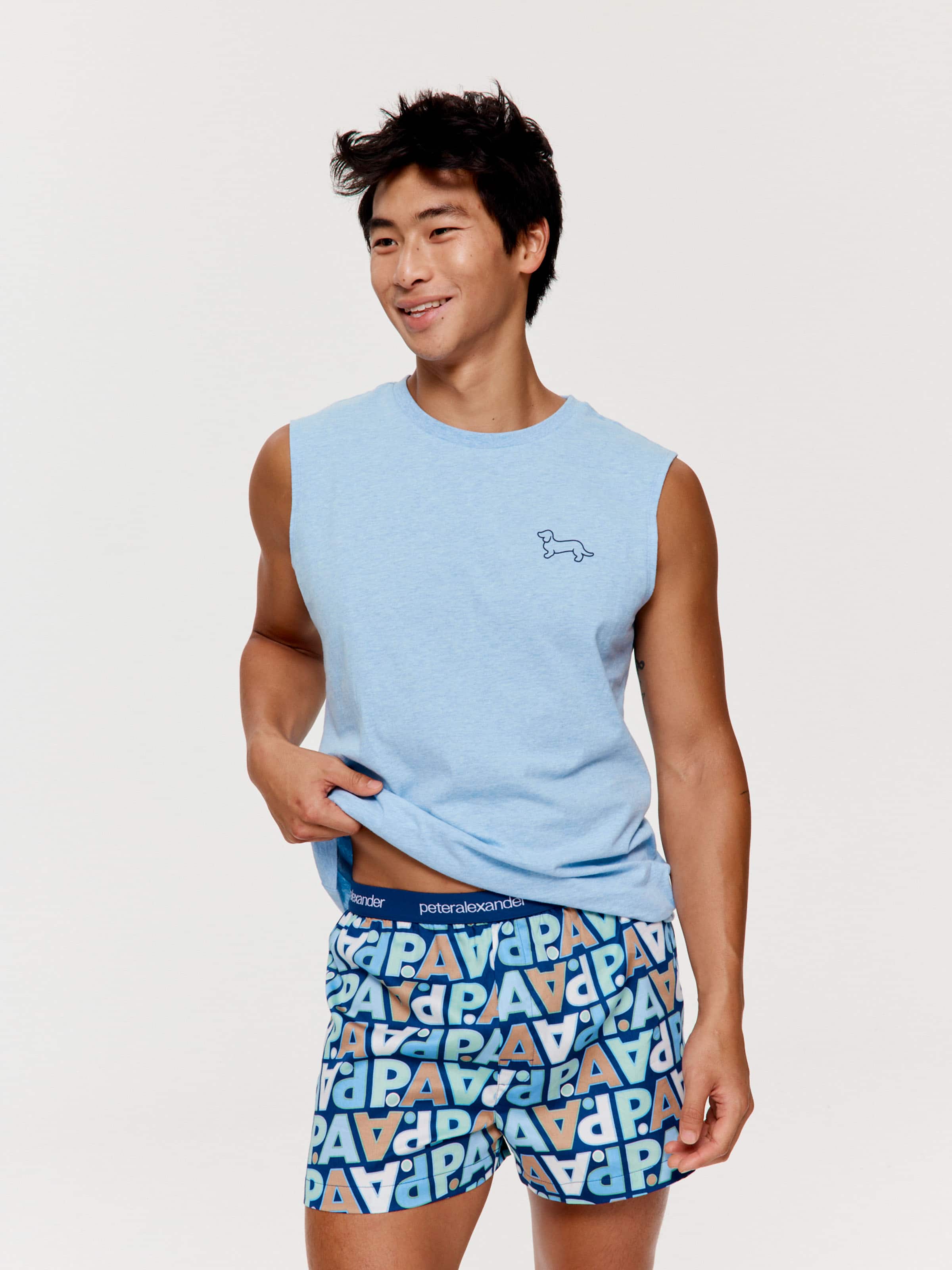 P.A. Logo 100% Cotton Boxer Short