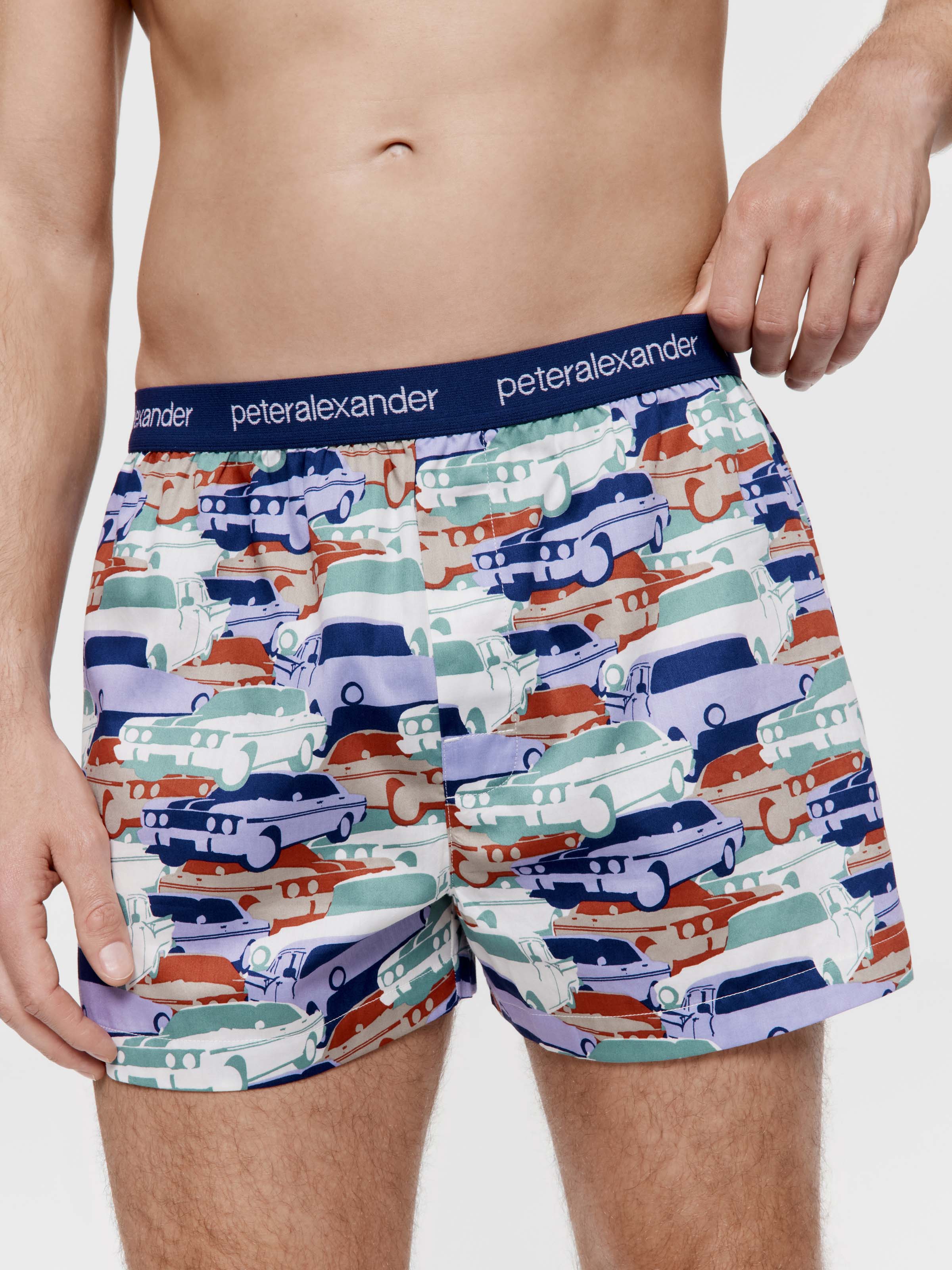 Car 100% Cotton Boxer Short